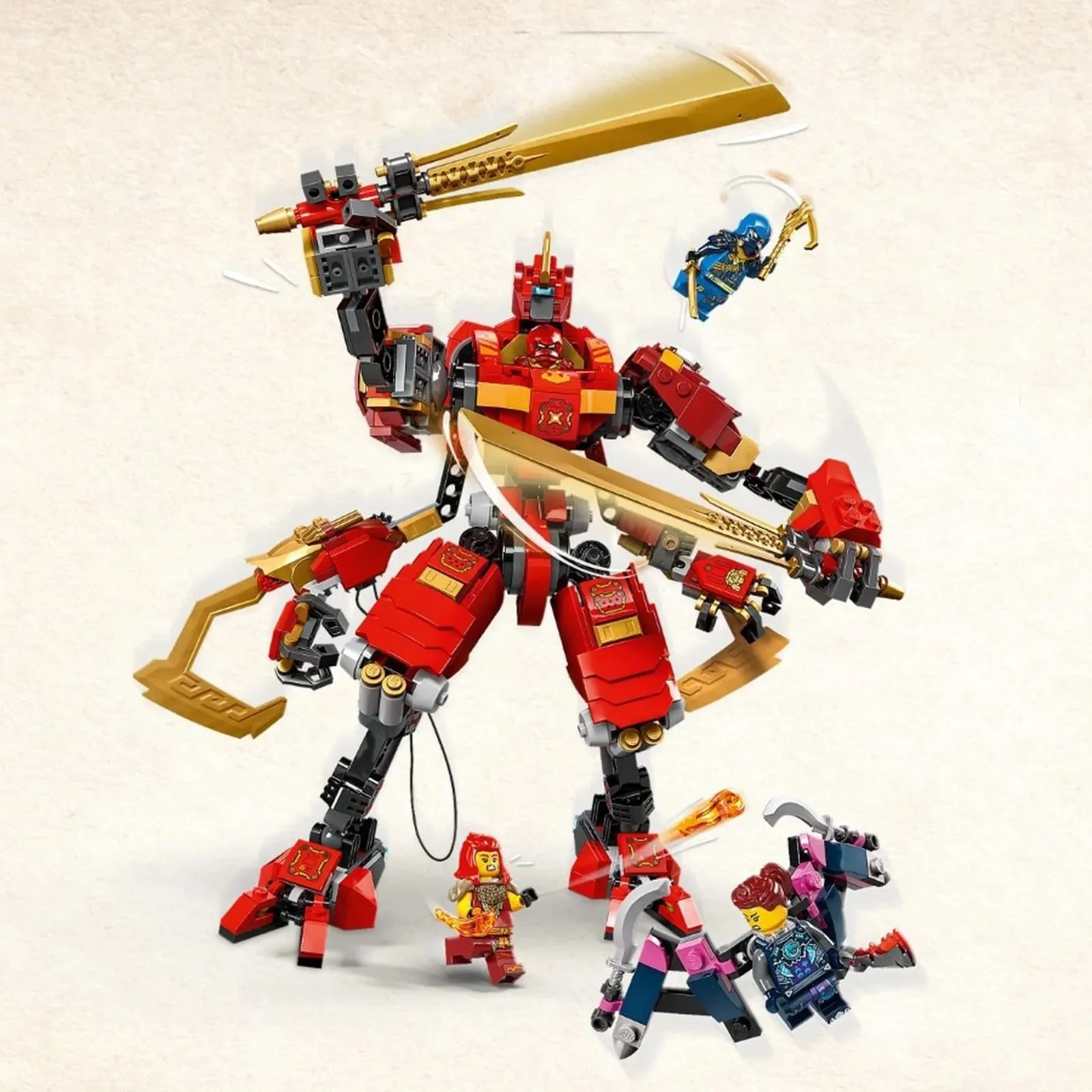 Строительный набор LEGO Ninjago Скалолазный робот Кая, 623 эл. foto