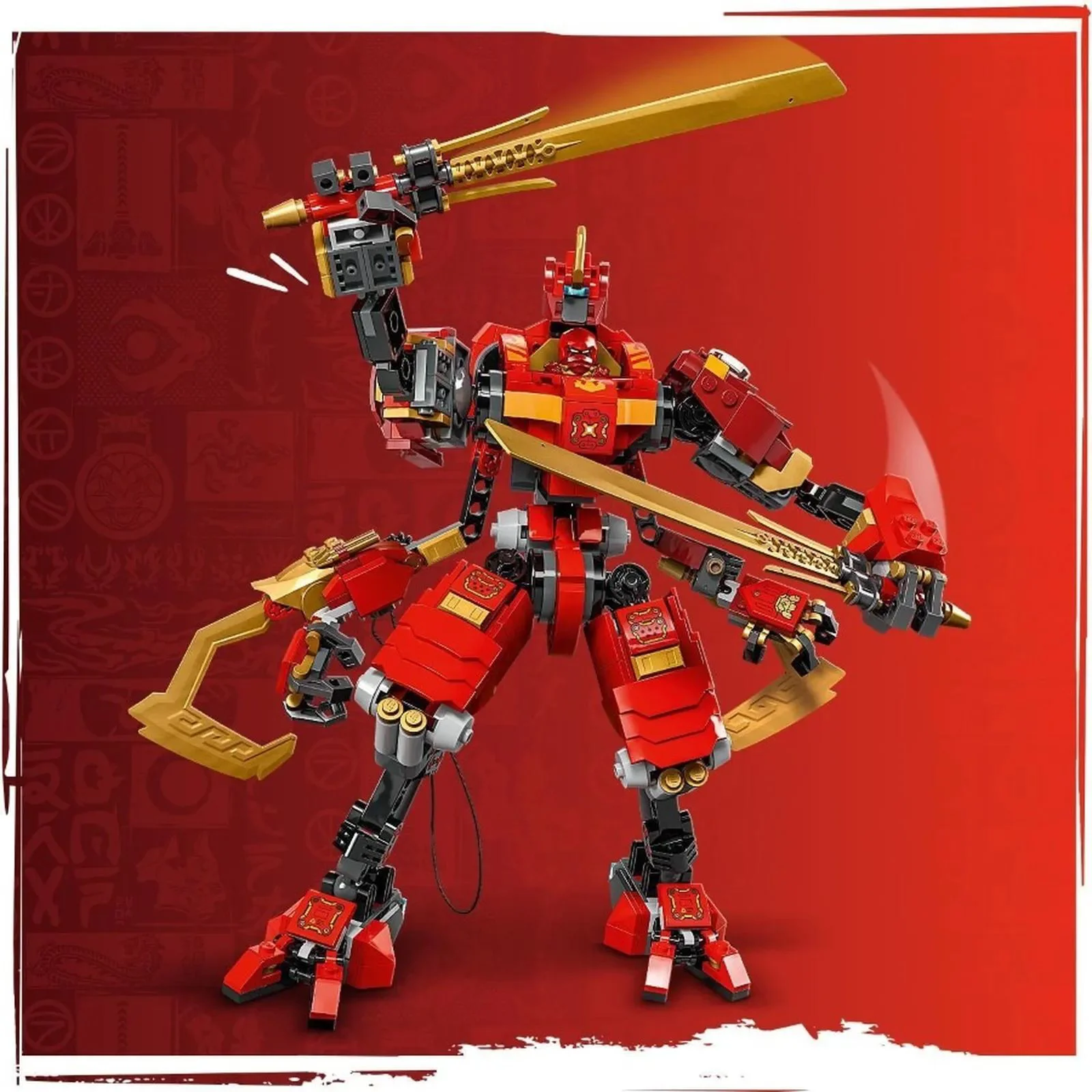 Строительный набор LEGO Ninjago Скалолазный робот Кая, 623 эл. foto