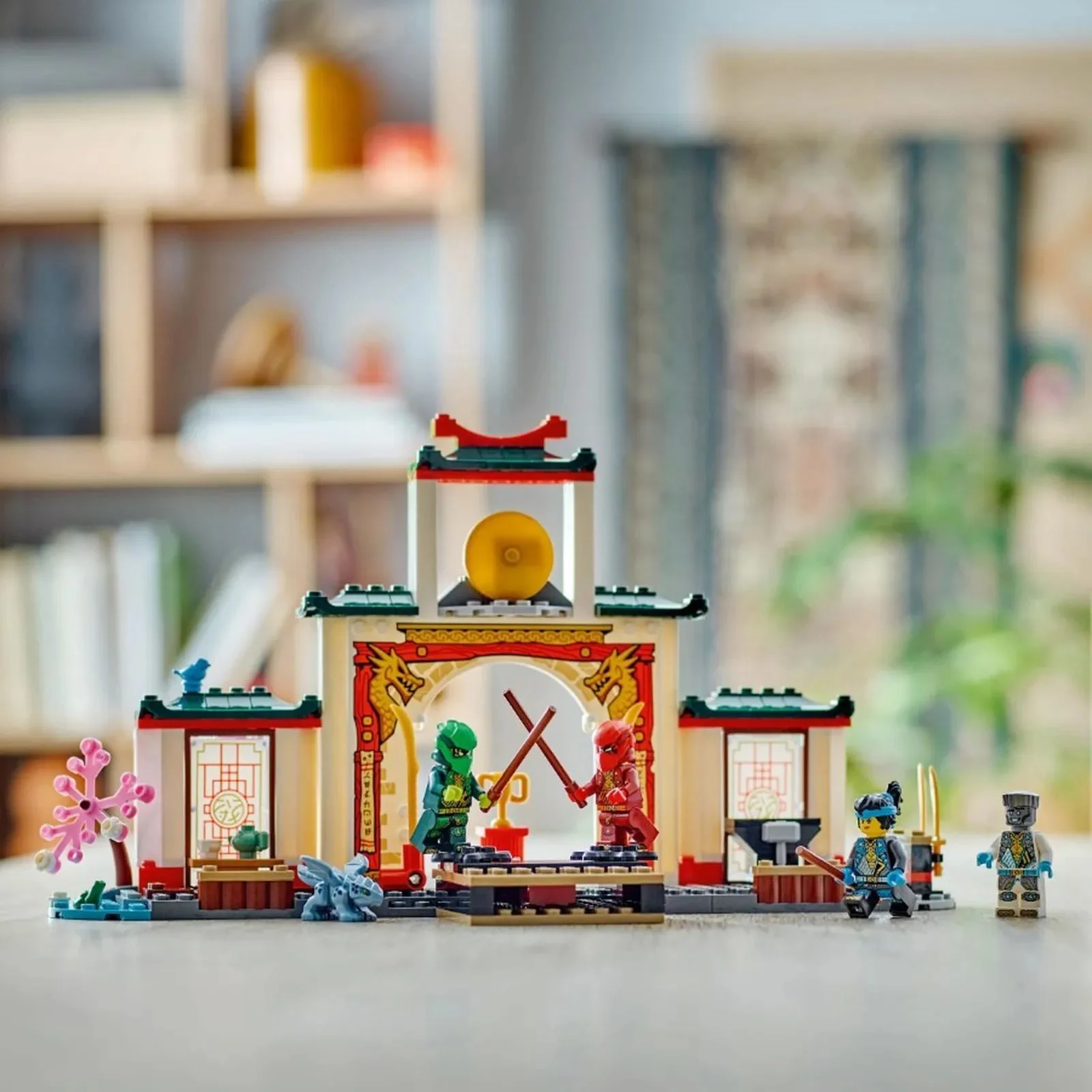 Set de constructie LEGO Ninjago Templul Spinjitzu al luptatorilor ninja, 158 el. foto