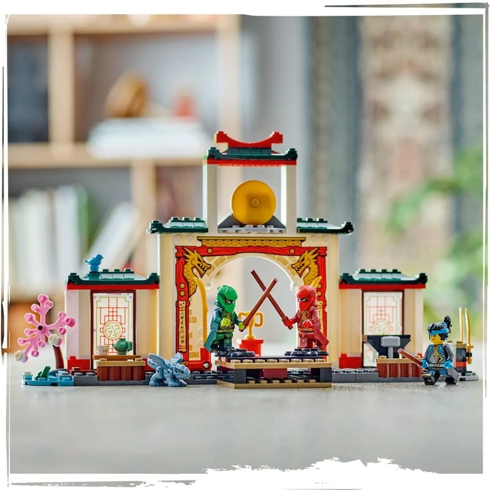 Set de constructie LEGO Ninjago Templul Spinjitzu al luptatorilor ninja, 158 el. foto