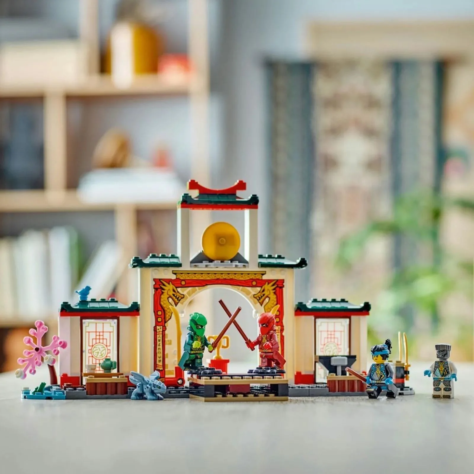 Set de constructie LEGO Ninjago Templul Spinjitzu al luptatorilor ninja, 158 el. foto