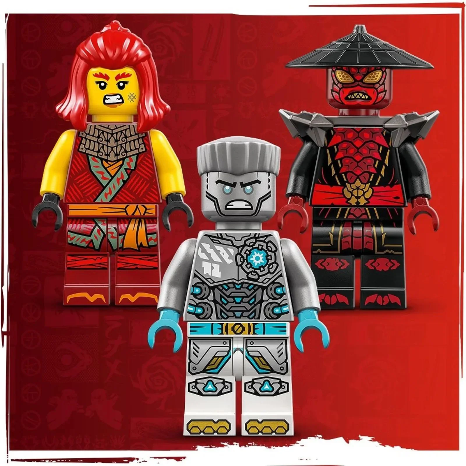 Set de constructie LEGO Ninjago Costumul robot de lupta al lui Zane, 92 el. foto
