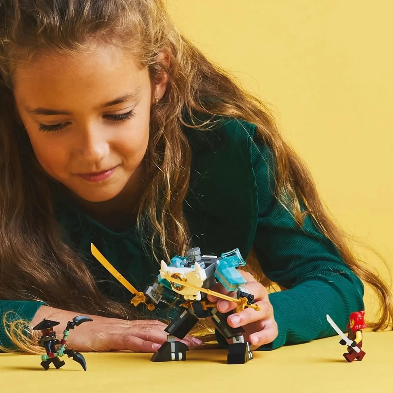 Set de constructie LEGO Ninjago Costumul robot de lupta al lui Zane, 92 el. foto
