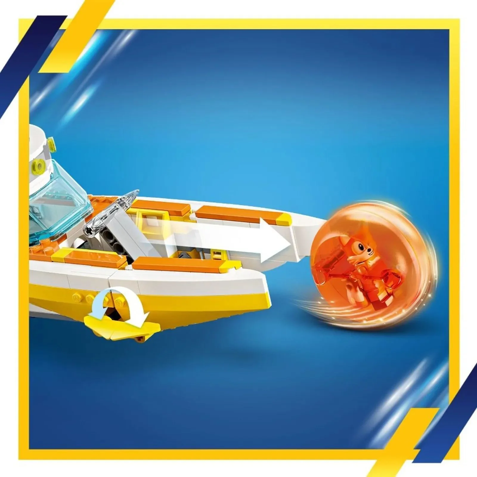 Set de constructie LEGO Sonic Barca de aventuri a lui Tails, 393 el. foto