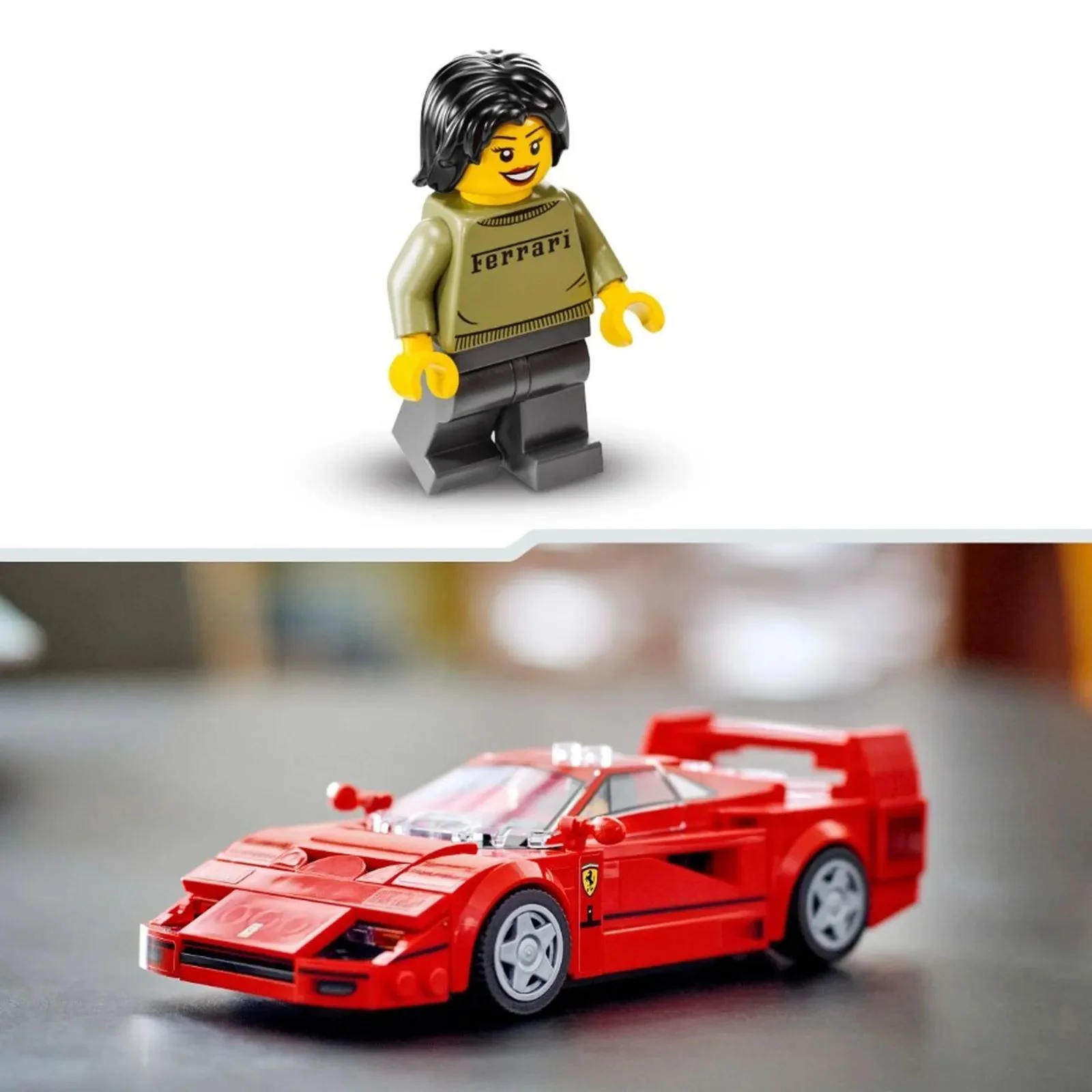 Set de constructie LEGO Speed Champions Supermasina Ferrari F40, 318 el. foto