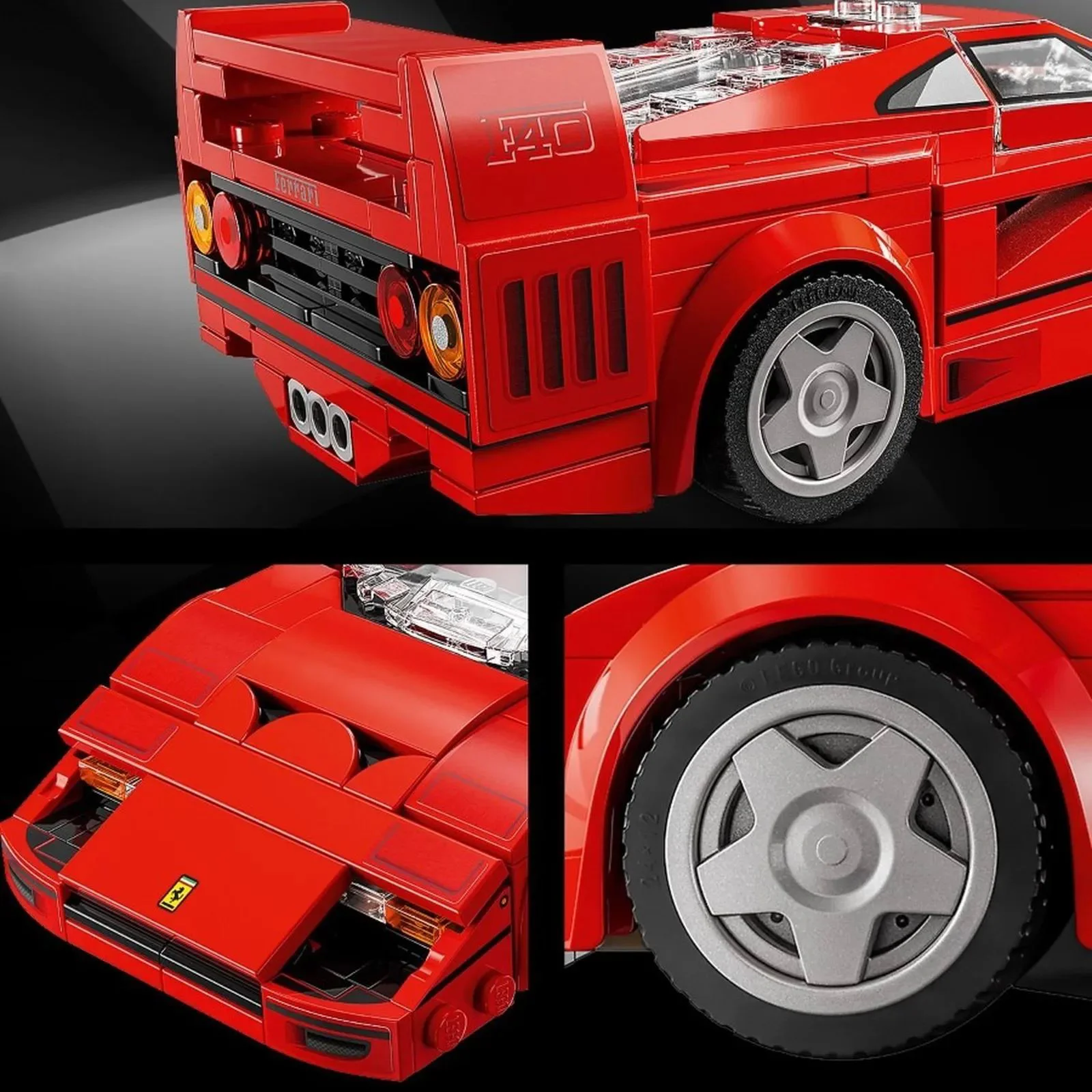 Set de constructie LEGO Speed Champions Supermasina Ferrari F40, 318 el. foto