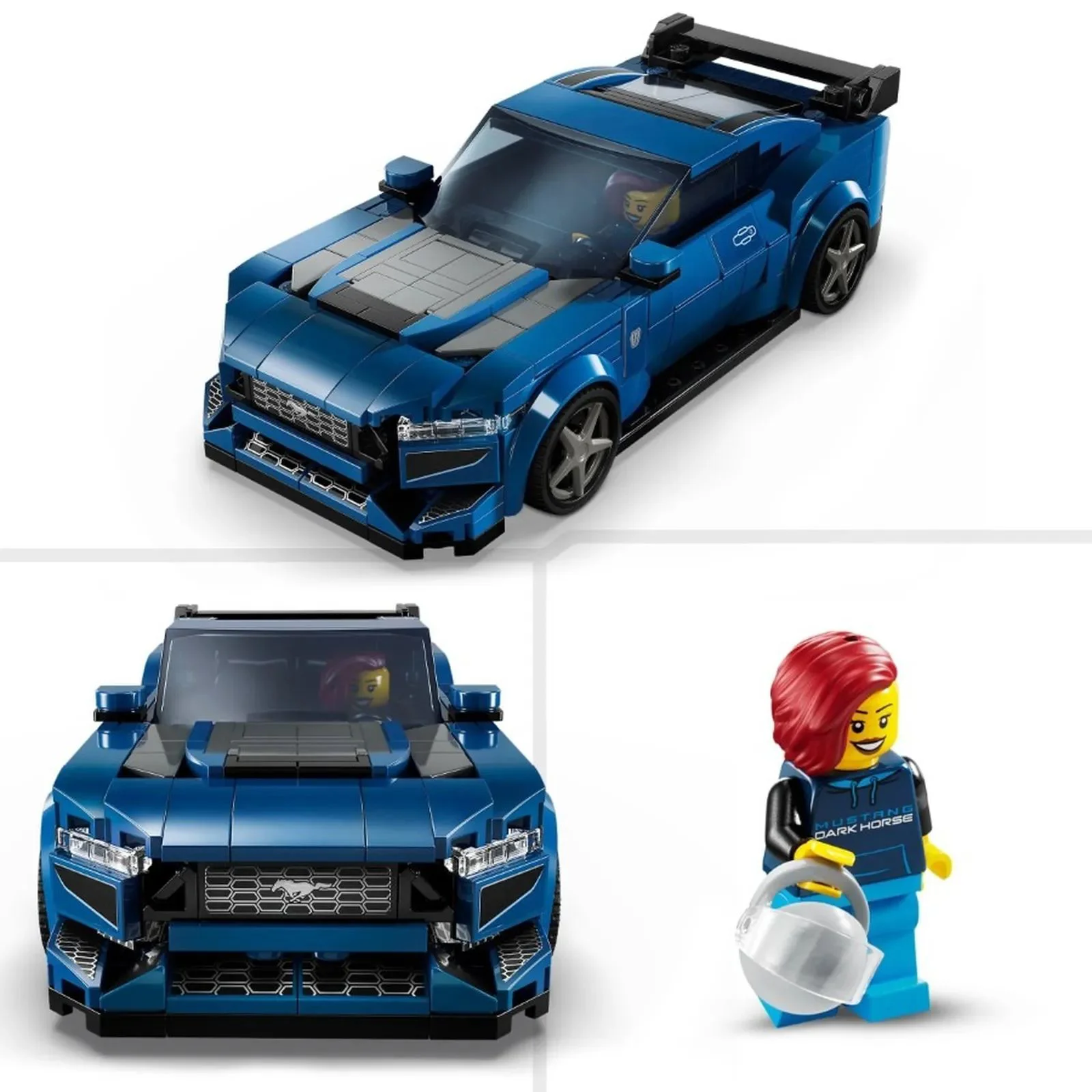 Конструктор LEGO Speed Champions Спортивный автомобиль Ford Mustang Dark Horse, 344 эл. foto