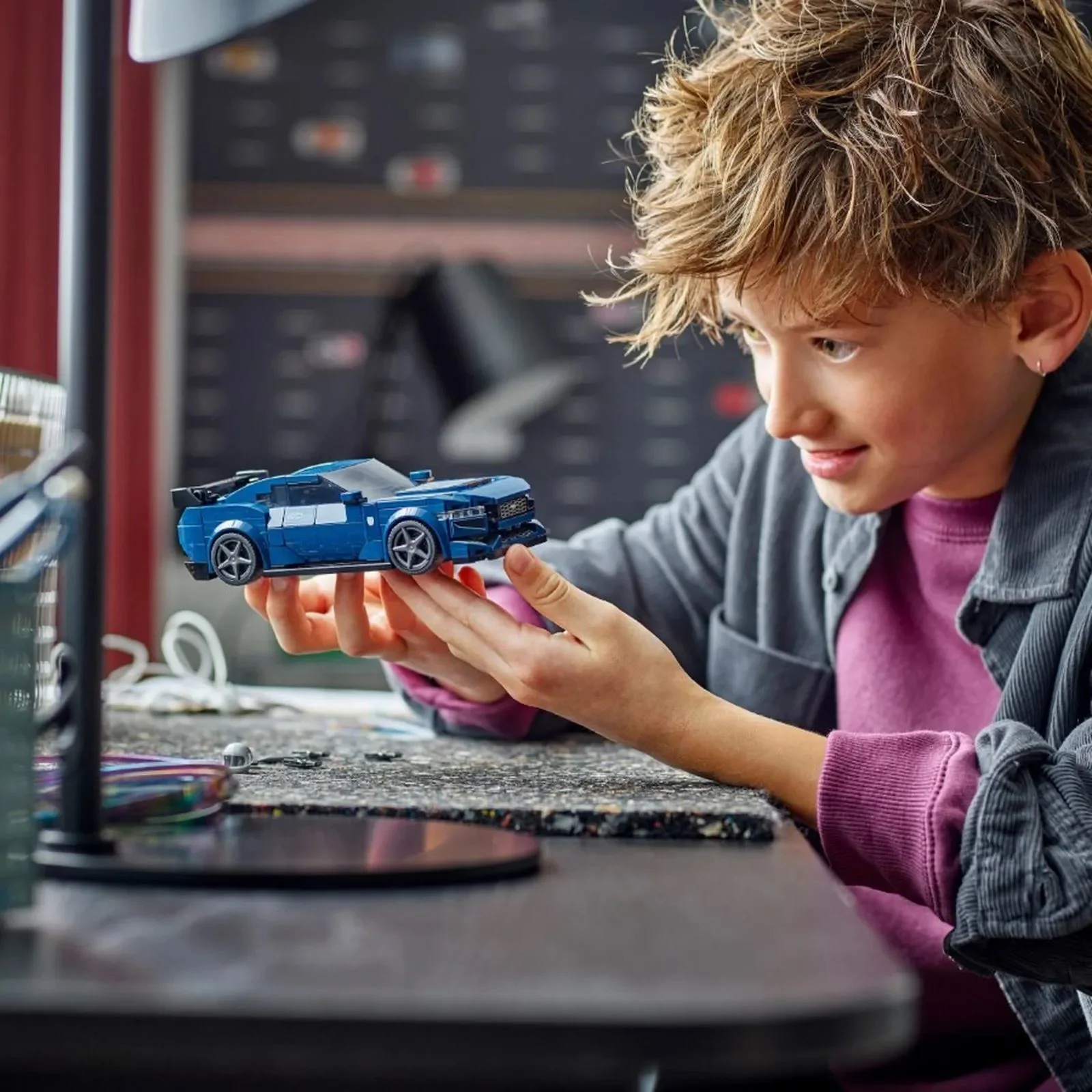 Конструктор LEGO Speed Champions Спортивный автомобиль Ford Mustang Dark Horse, 344 эл. foto