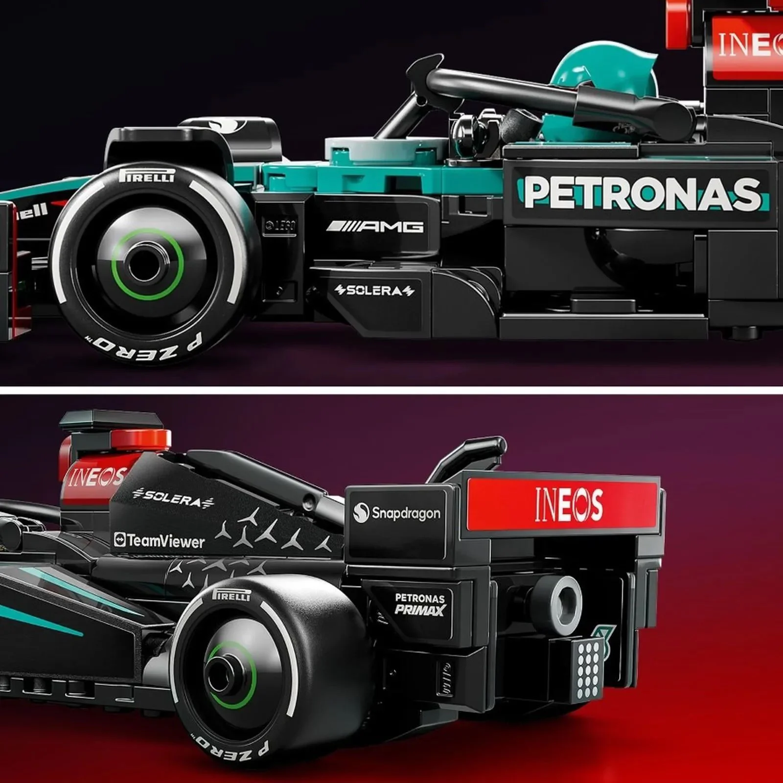 Конструктор LEGO Speed Champions Гоночный болид Mercedes-AMG F1 W15, 267 эл. foto