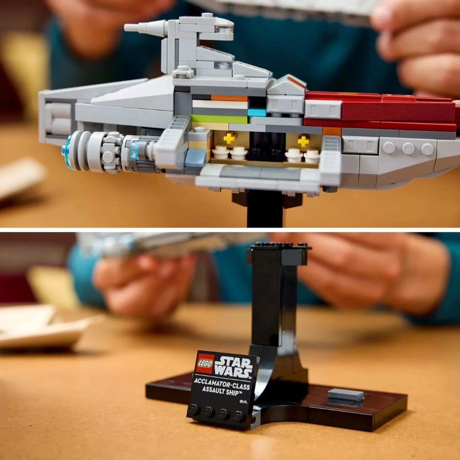 Set de constructie LEGO Star Wars Nava de asalt din clasa Acclamator, 450 el. foto
