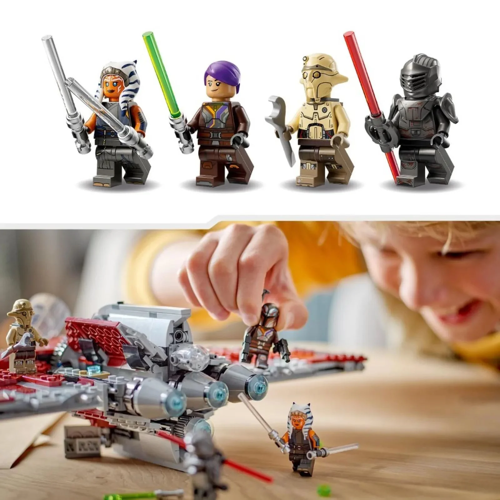 Конструктор LEGO Star Wars Истребитель-шаатл джедаев T-6 Асоки Тано, 601 эл. foto
