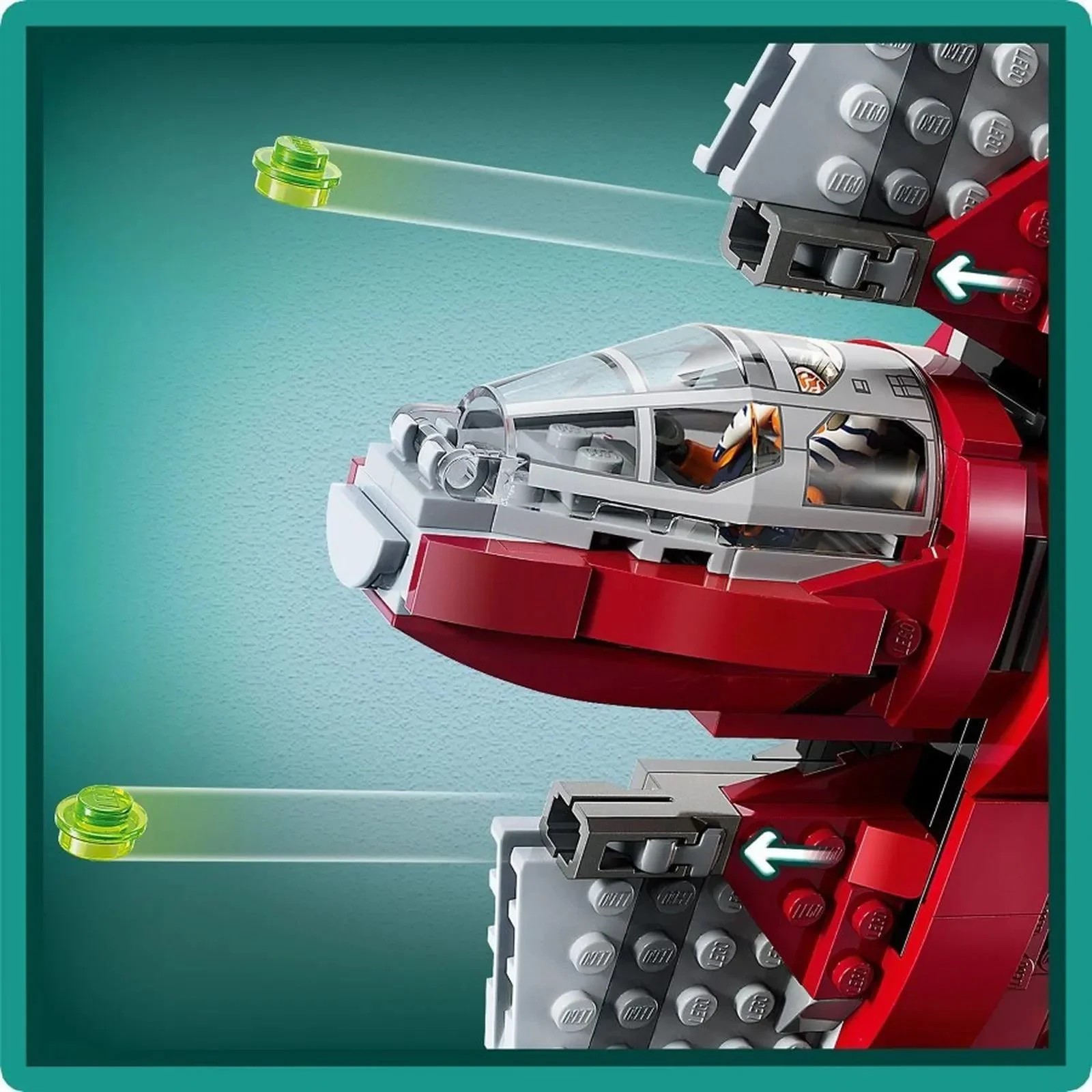 Конструктор LEGO Star Wars Истребитель-шаатл джедаев T-6 Асоки Тано, 601 эл. foto