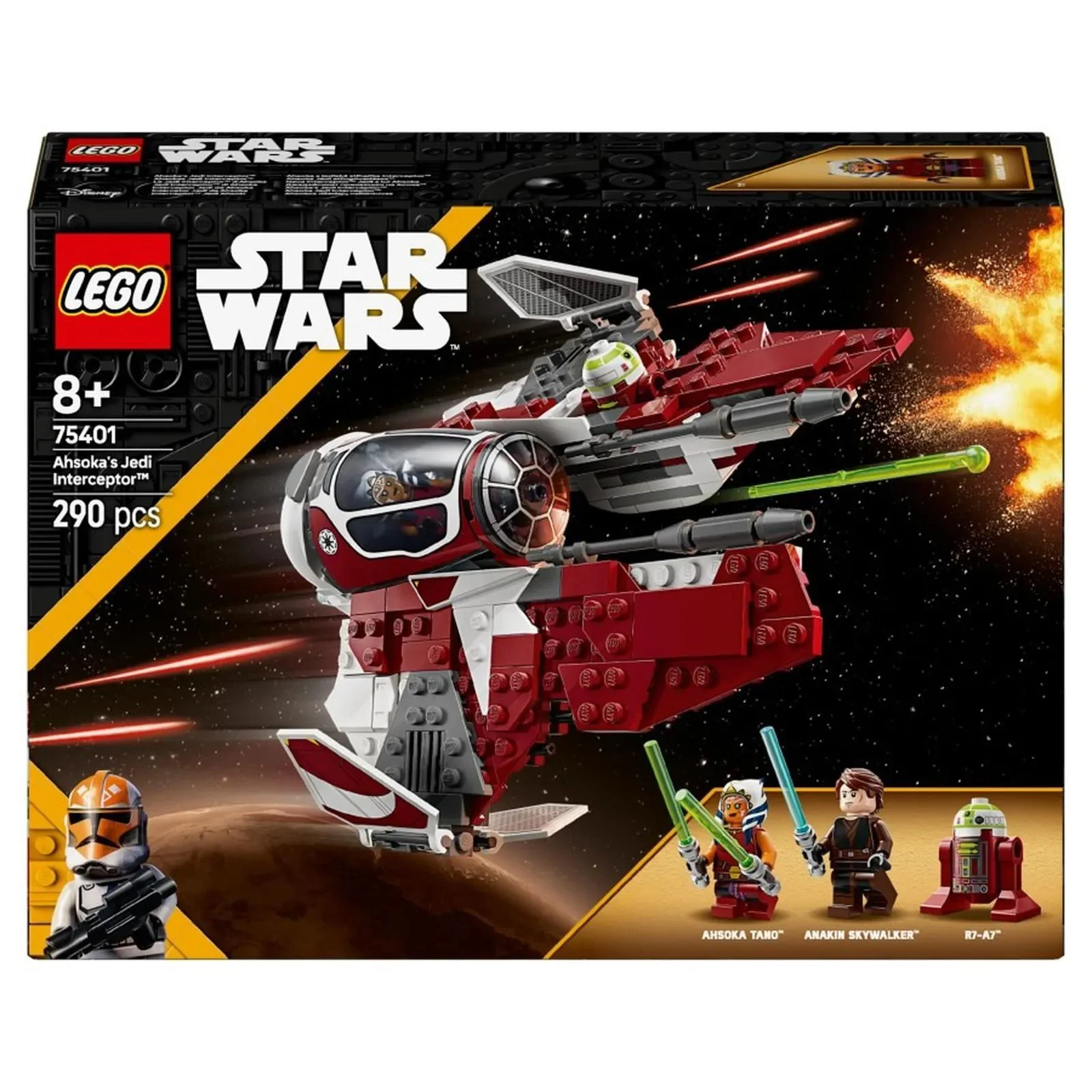 Конструктор LEGO Star Wars Истребитель-Интерцептор джедаев Асоки, 290 эл. foto
