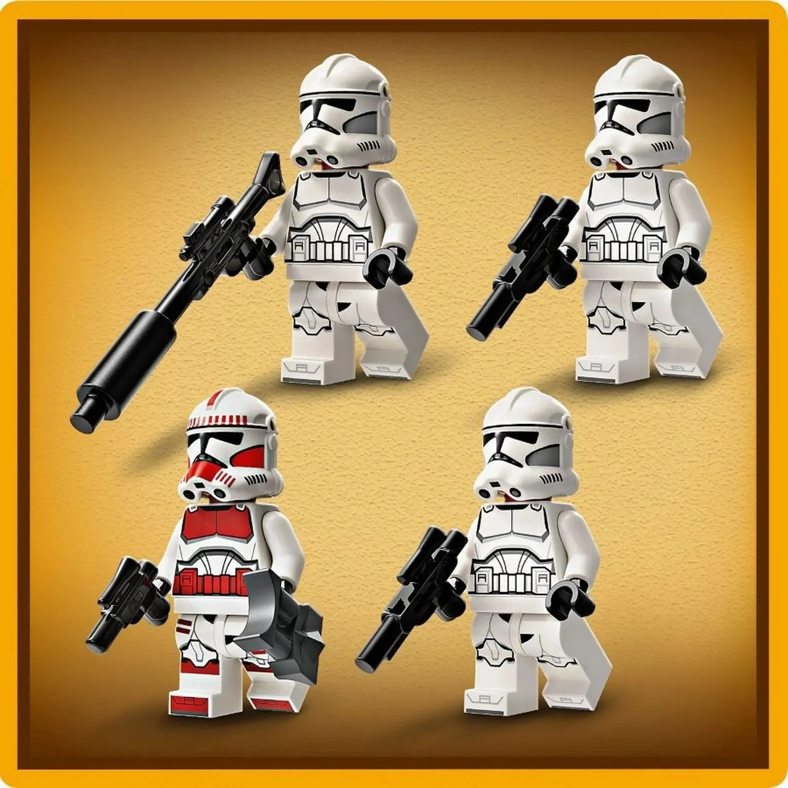 Set de constructie LEGO Star Wars Pachet de lupta Clone Trooper si droid de lupta, 215 el. foto