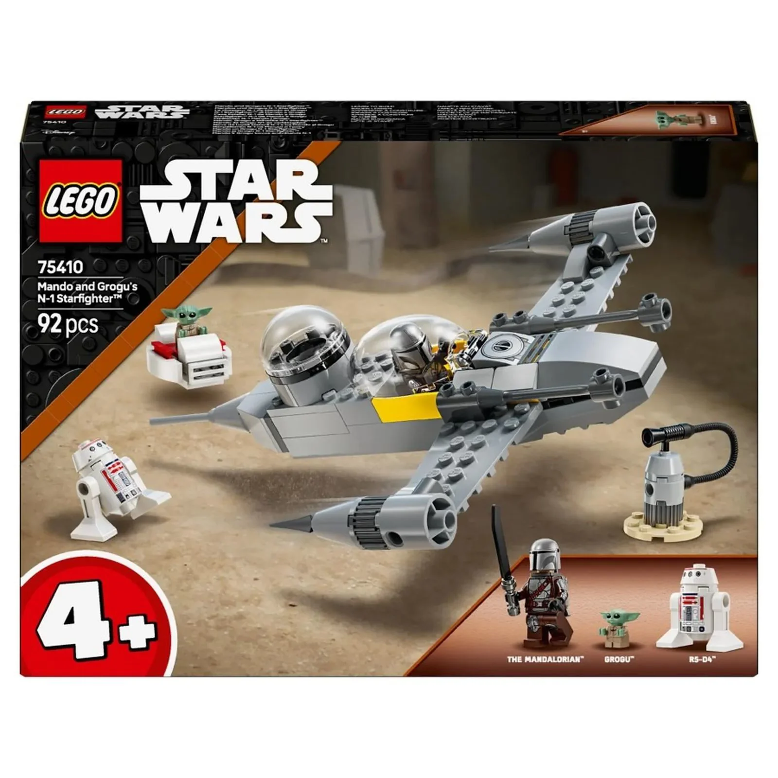 Строительный набор LEGO Star Wars Звёздный истребитель N-1 Мандо и Грогу, 92 эл. foto