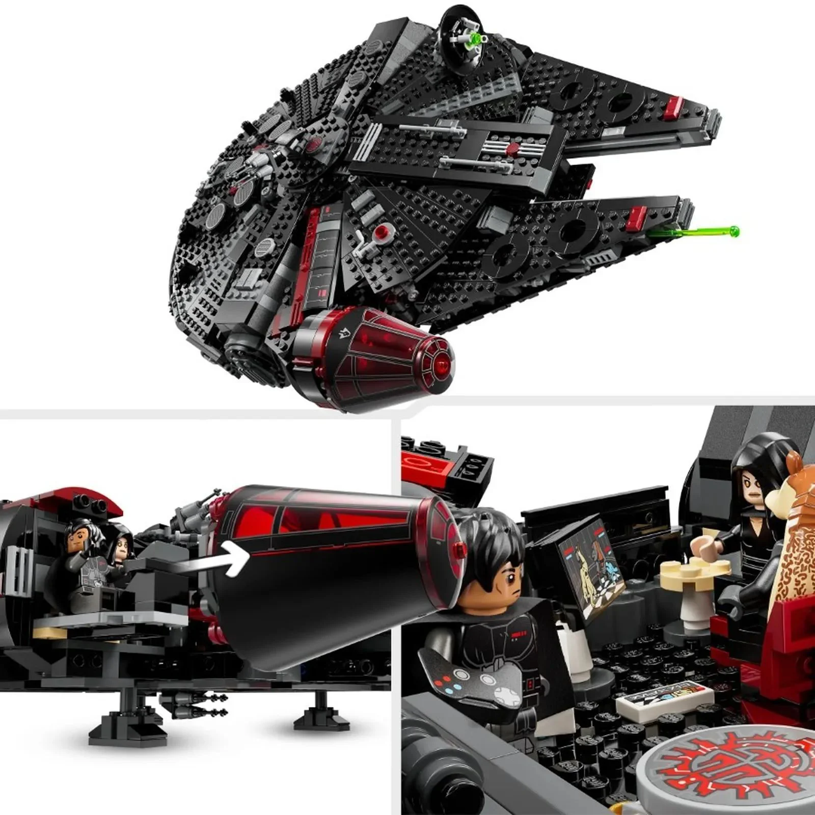 Set de constructie LEGO Star Wars Falcon intunecat, 1578 el. foto
