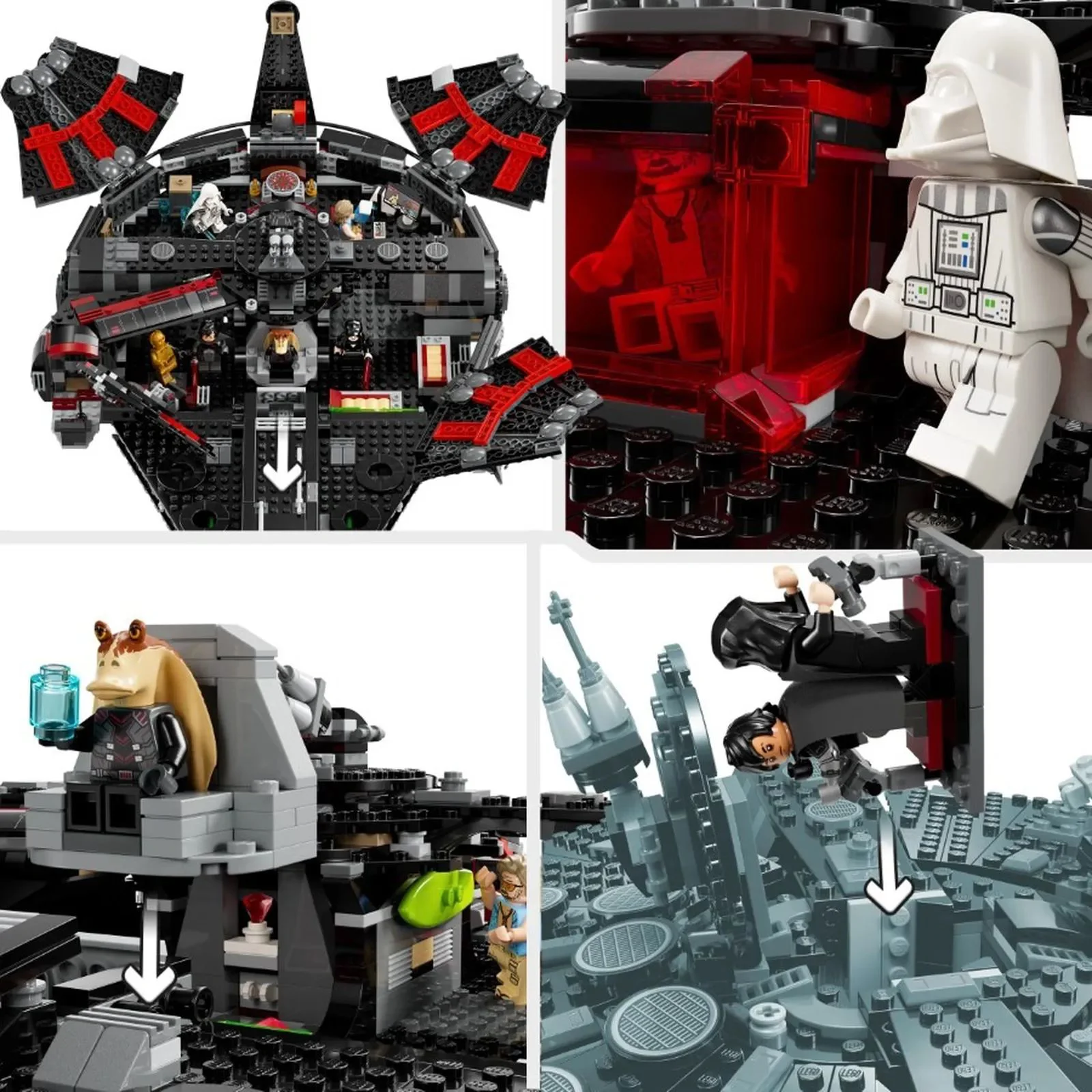 Set de constructie LEGO Star Wars Falcon intunecat, 1578 el. foto
