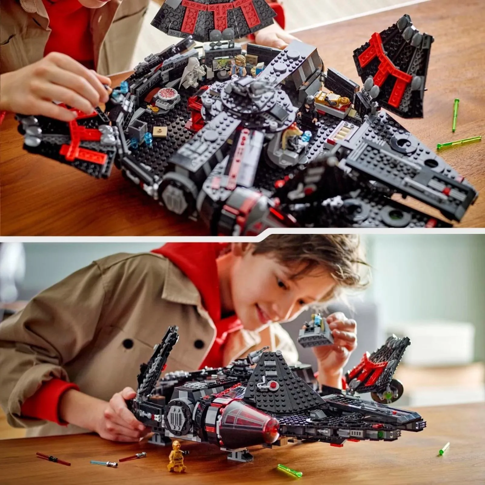 Set de constructie LEGO Star Wars Falcon intunecat, 1578 el. foto