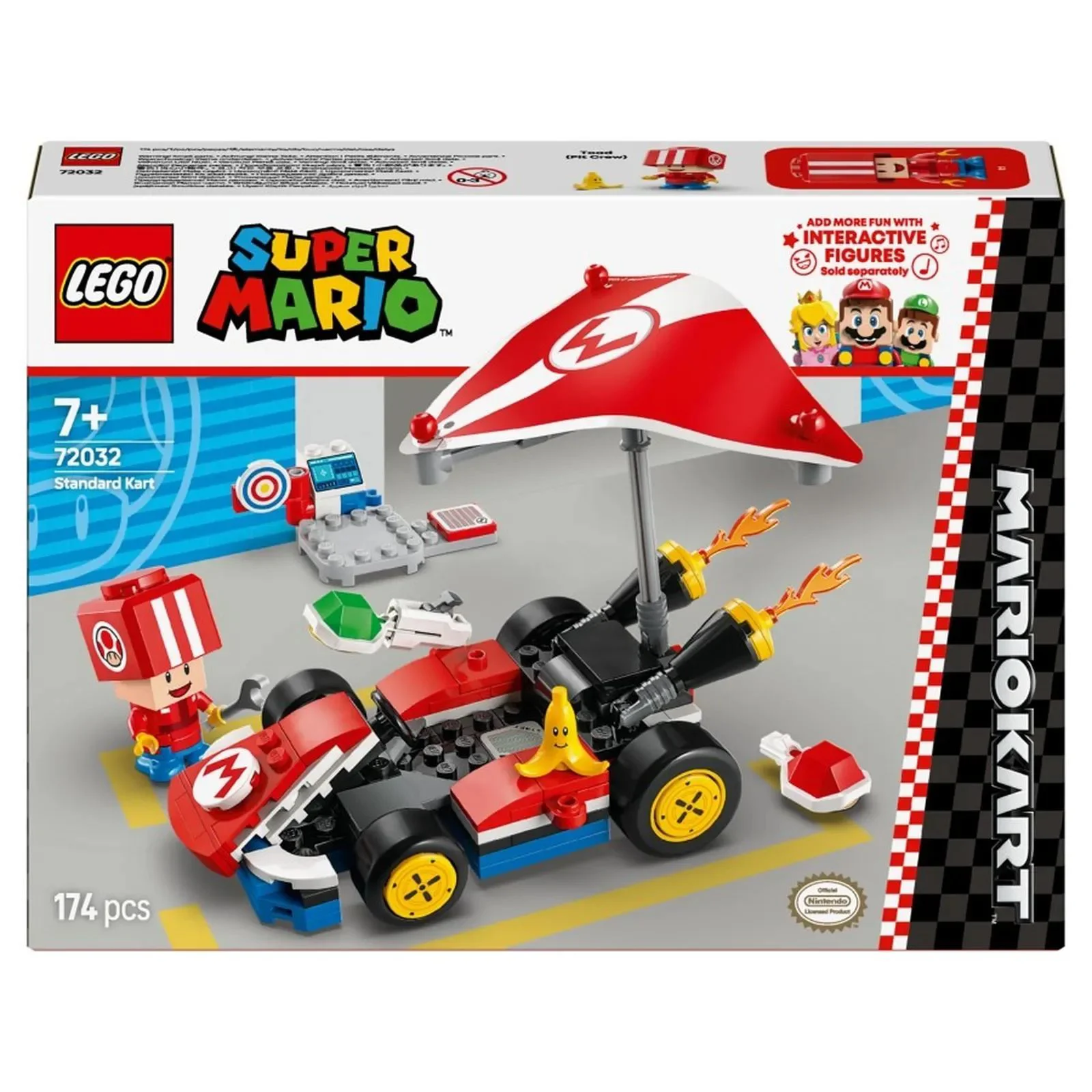 Конструктор LEGO Super Mario Марио Карт, 174 эл. foto