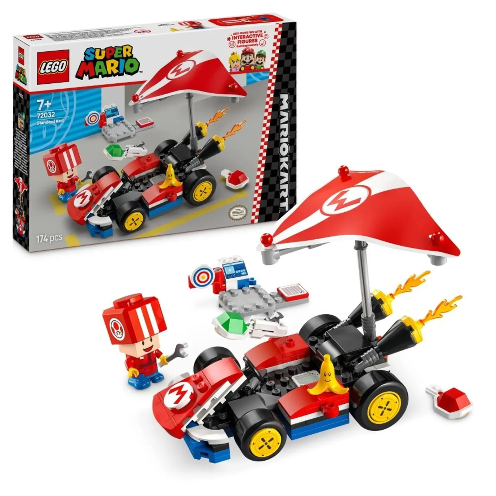 Конструктор LEGO Super Mario Марио Карт, 174 эл. foto