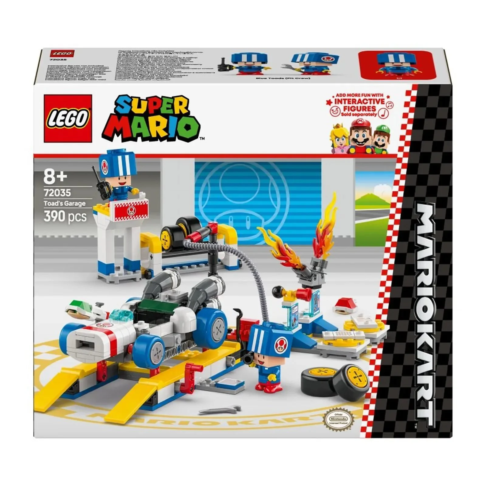 Set de constructie LEGO Super Mario Garajul lui Toad, 390 el. foto