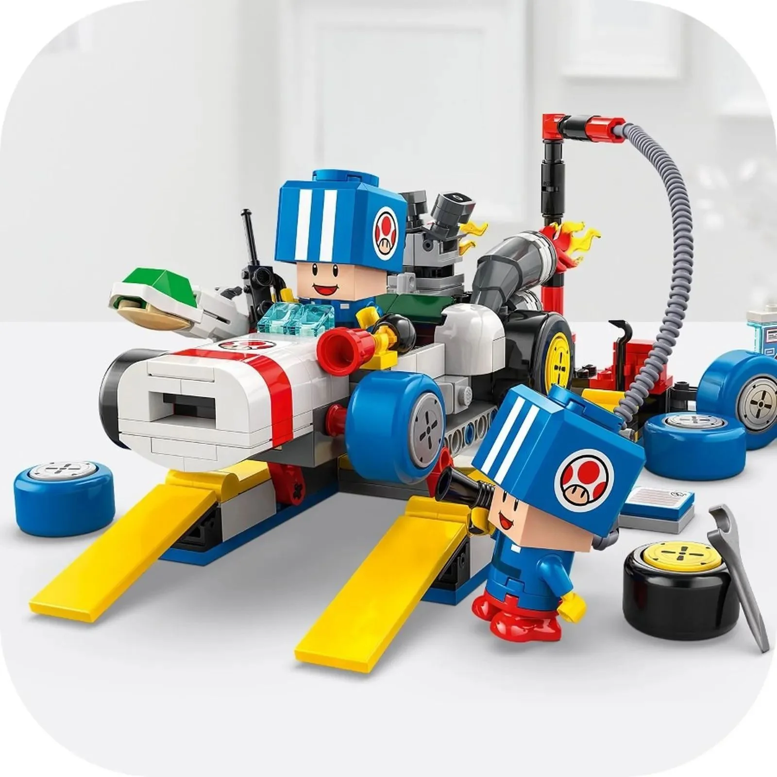 Set de constructie LEGO Super Mario Garajul lui Toad, 390 el. foto