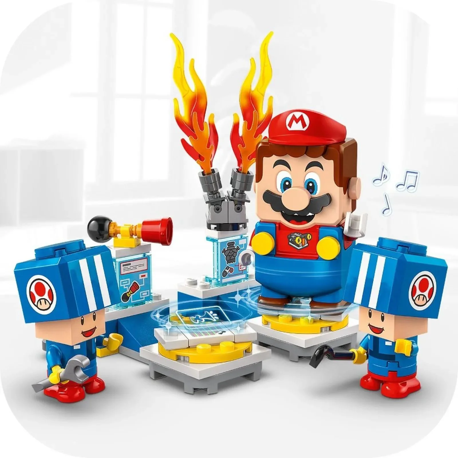 Set de constructie LEGO Super Mario Garajul lui Toad, 390 el. foto
