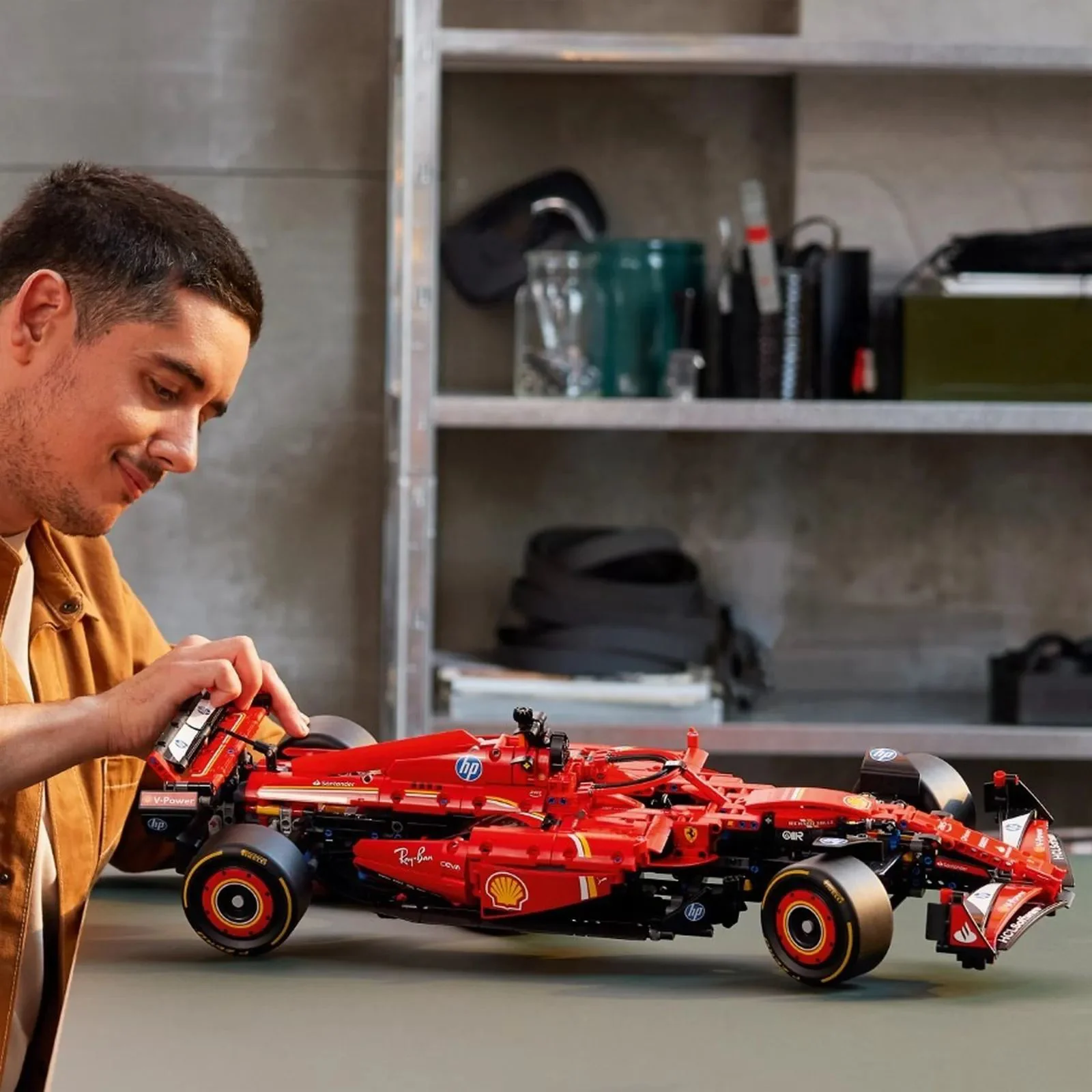 Set de constructie LEGO Technic Masina Ferrari SF-24 F1, 1362 el.