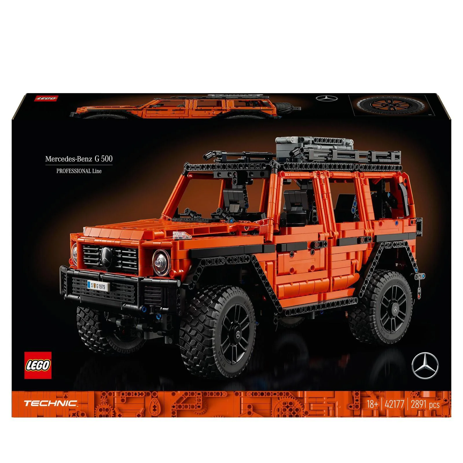Set de constructie LEGO Technic Mercedes-Benz G 500 PROFESSIONAL Line, 2891 el.