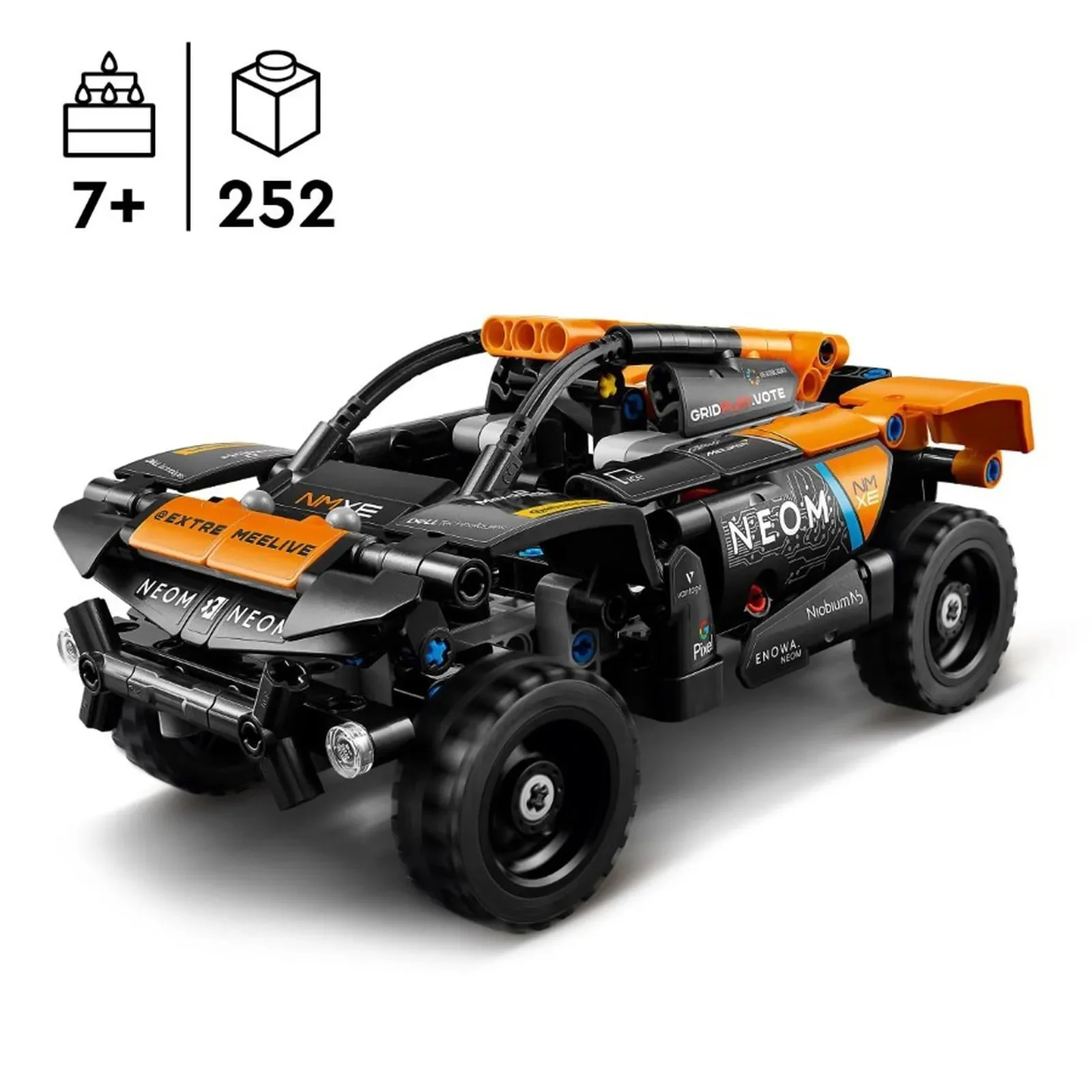 Set de constructie LEGO Technic Neom McLaren Extreme E Race Car, 252 el. foto