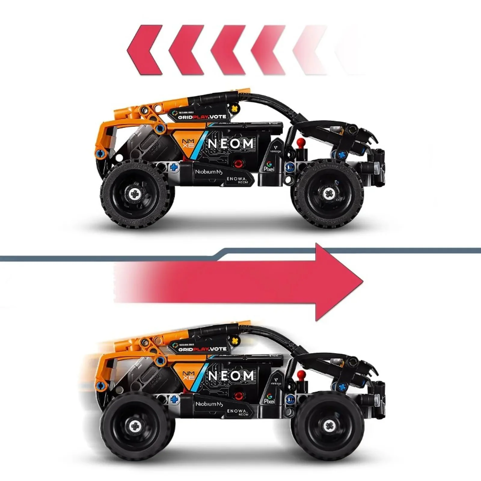 Set de constructie LEGO Technic Neom McLaren Extreme E Race Car, 252 el. foto