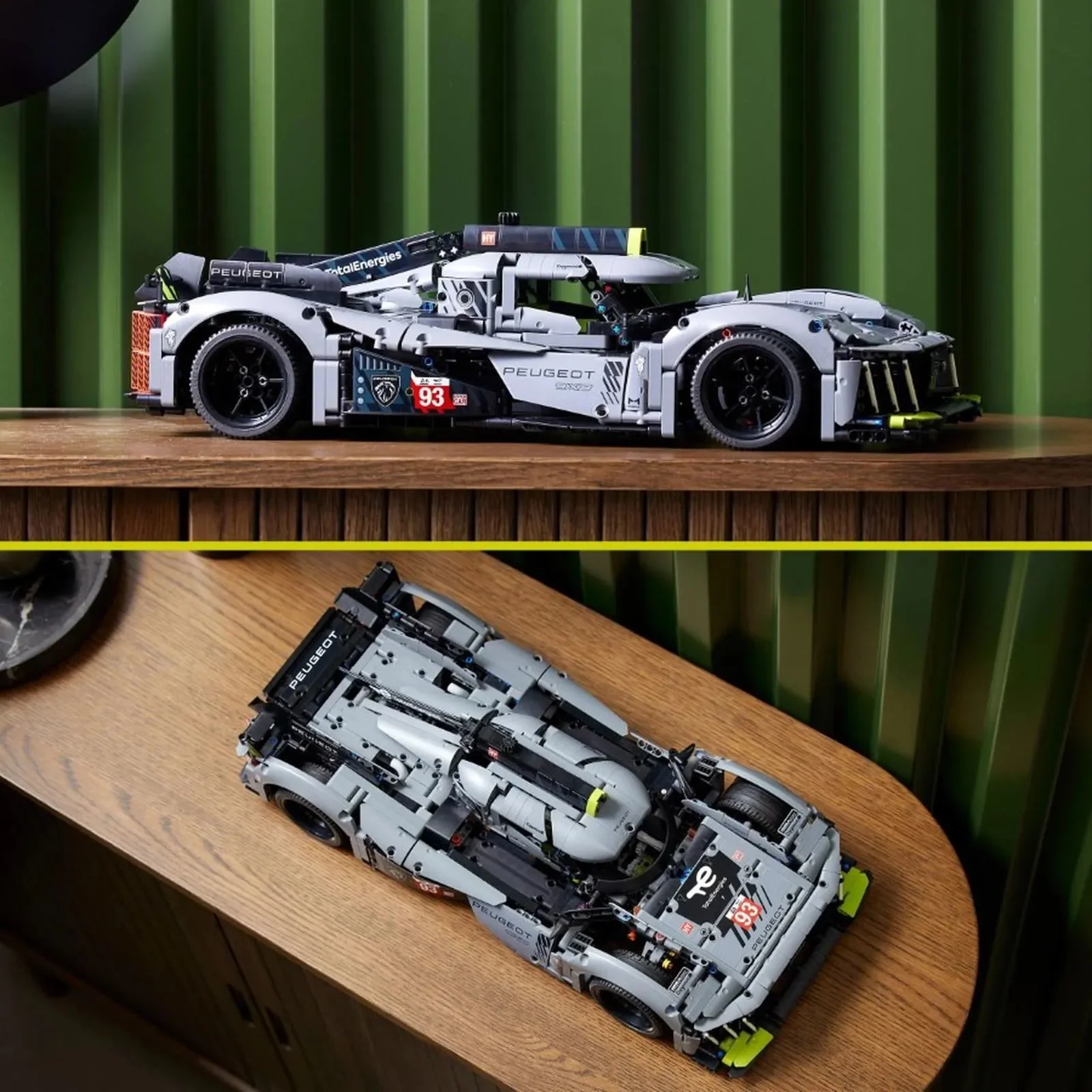 Set de constructie LEGO Technic PEUGEOT 9X8 24H Le Mans Hybrid Hypercar, 1775 el.
