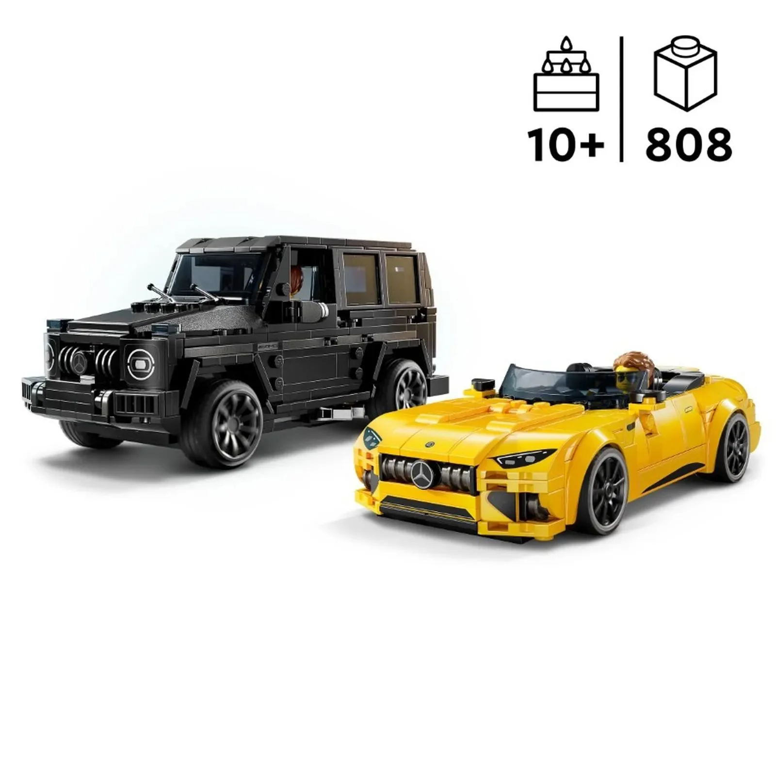 Конструктор LEGO Speed Champions Mercedes-AMG G 63 и Mercedes-AMG SL 63, 808 эл. foto