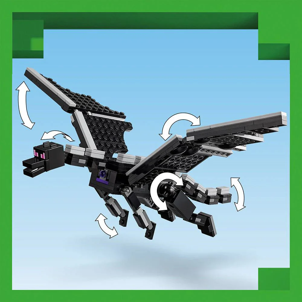 Конструктор LEGO Minecraft Эндер-дракон и Корабль Края, 657 эл. foto