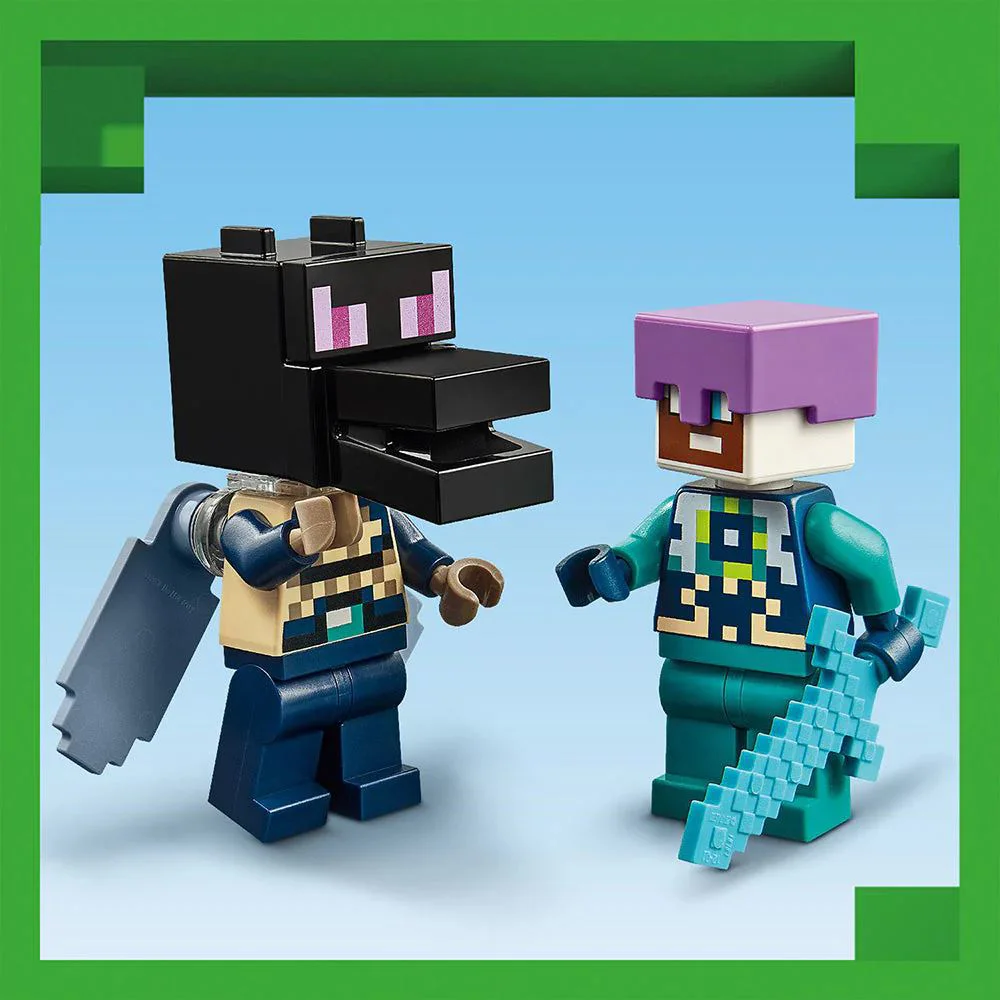 Конструктор LEGO Minecraft Эндер-дракон и Корабль Края, 657 эл. foto