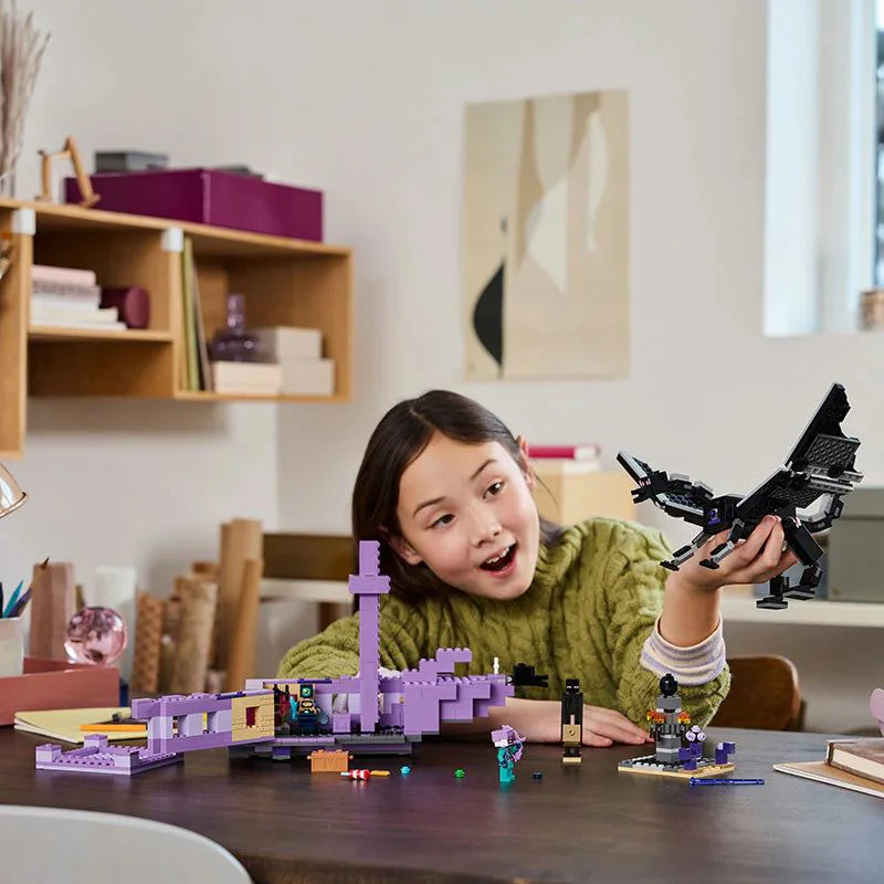 Конструктор LEGO Minecraft Эндер-дракон и Корабль Края, 657 эл. foto