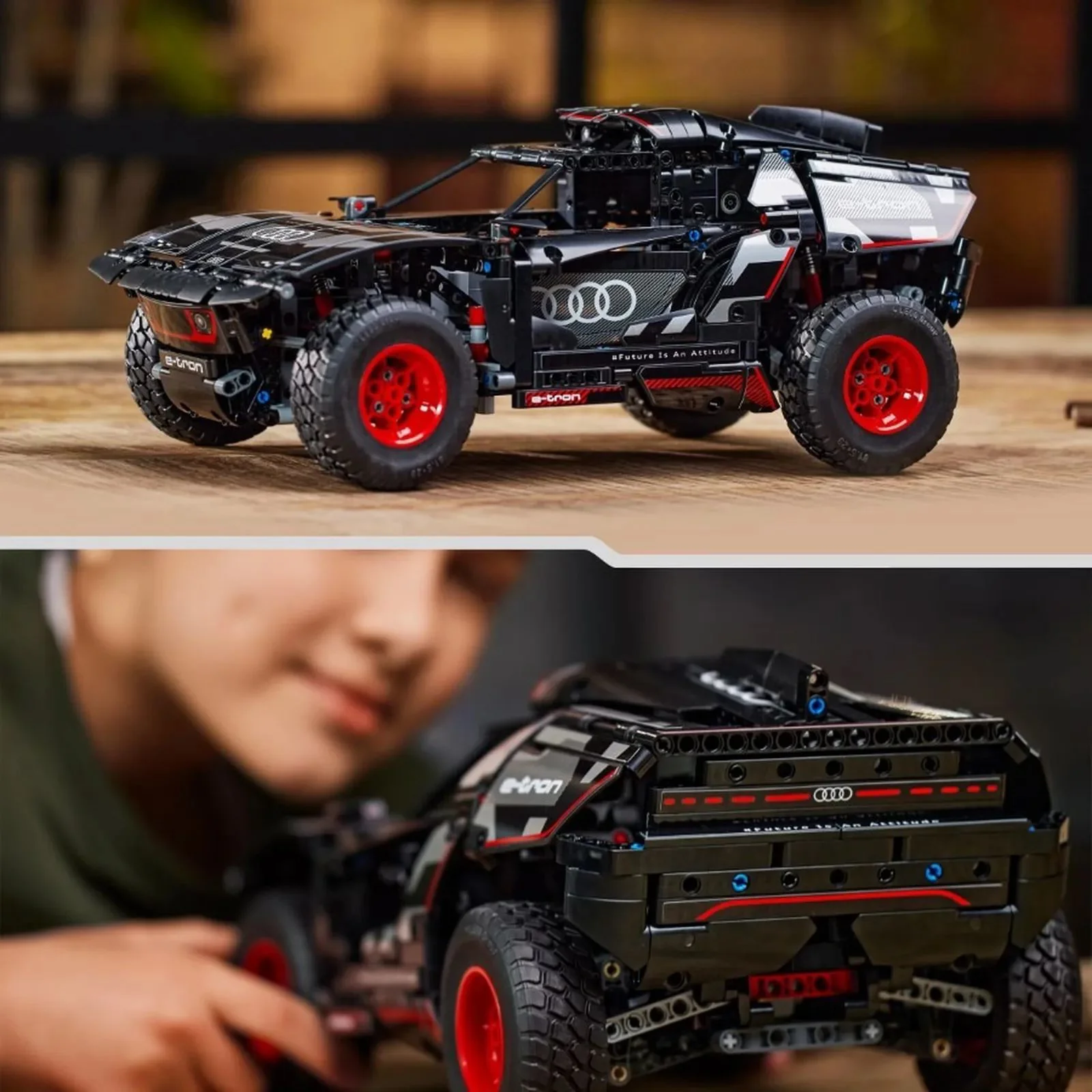 Set de constructie LEGO Technic Audi RS Q E-Tron, 914 el.