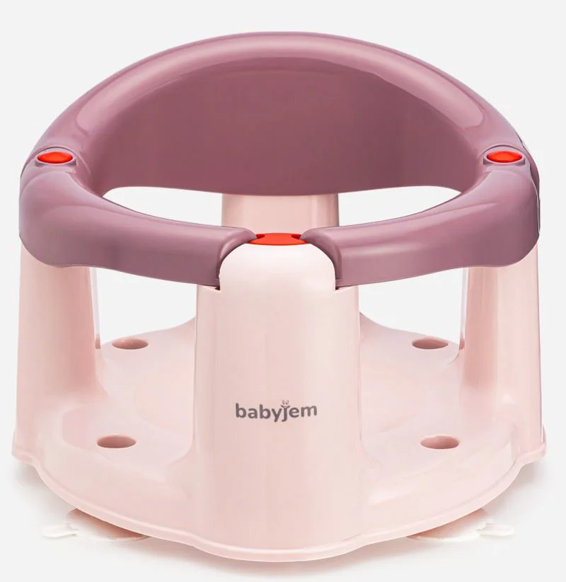 Детский стульчик для купания BabyJem Bath and Feeding Plum