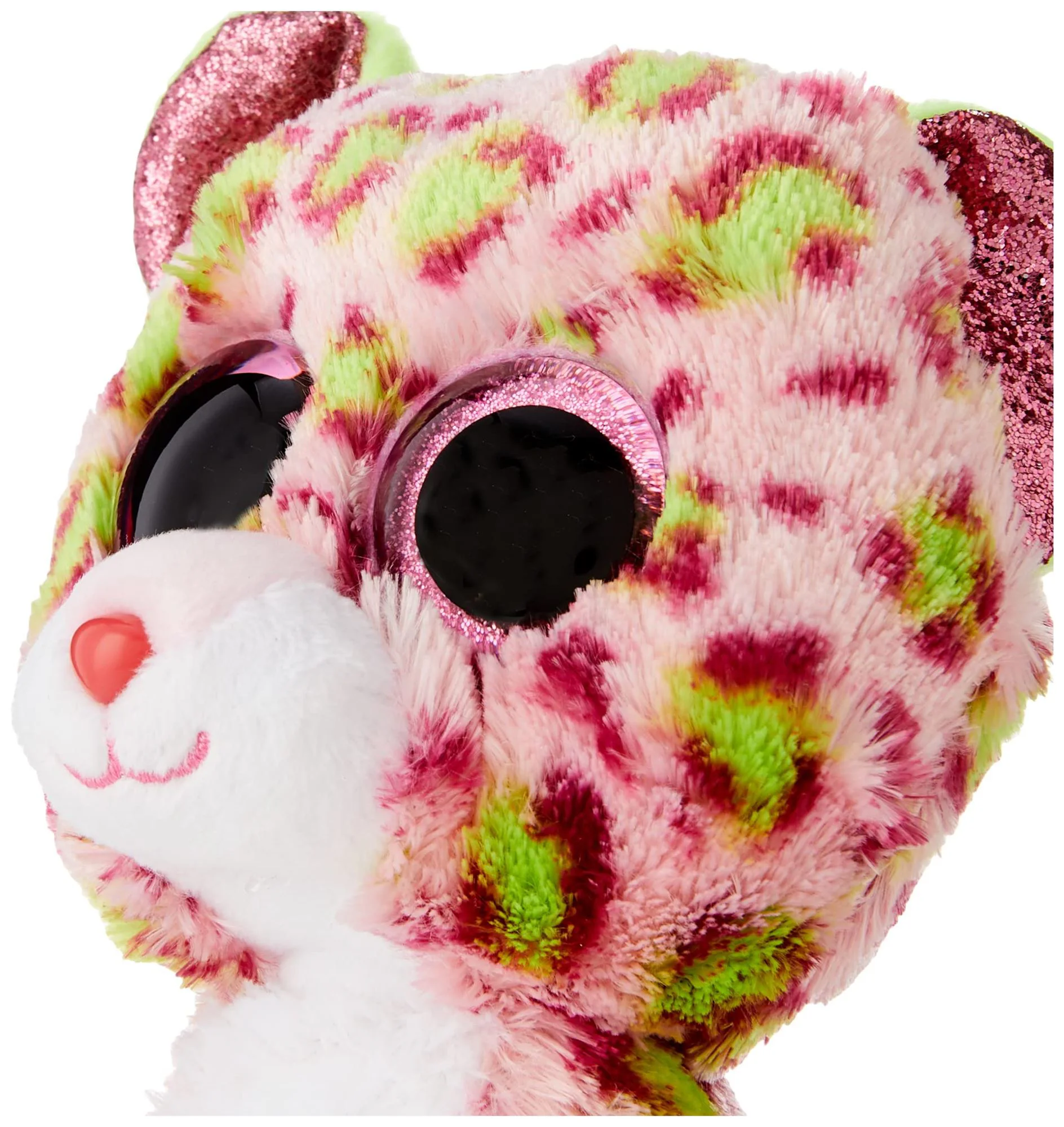 Jucarie de plus TY Beanie Boos Leopard Lainey, 15 cm
