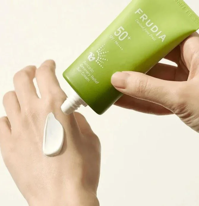 Crema cu protectie solara Frudia Avocado Relief Sun Cream SPF 50+, 50 ml