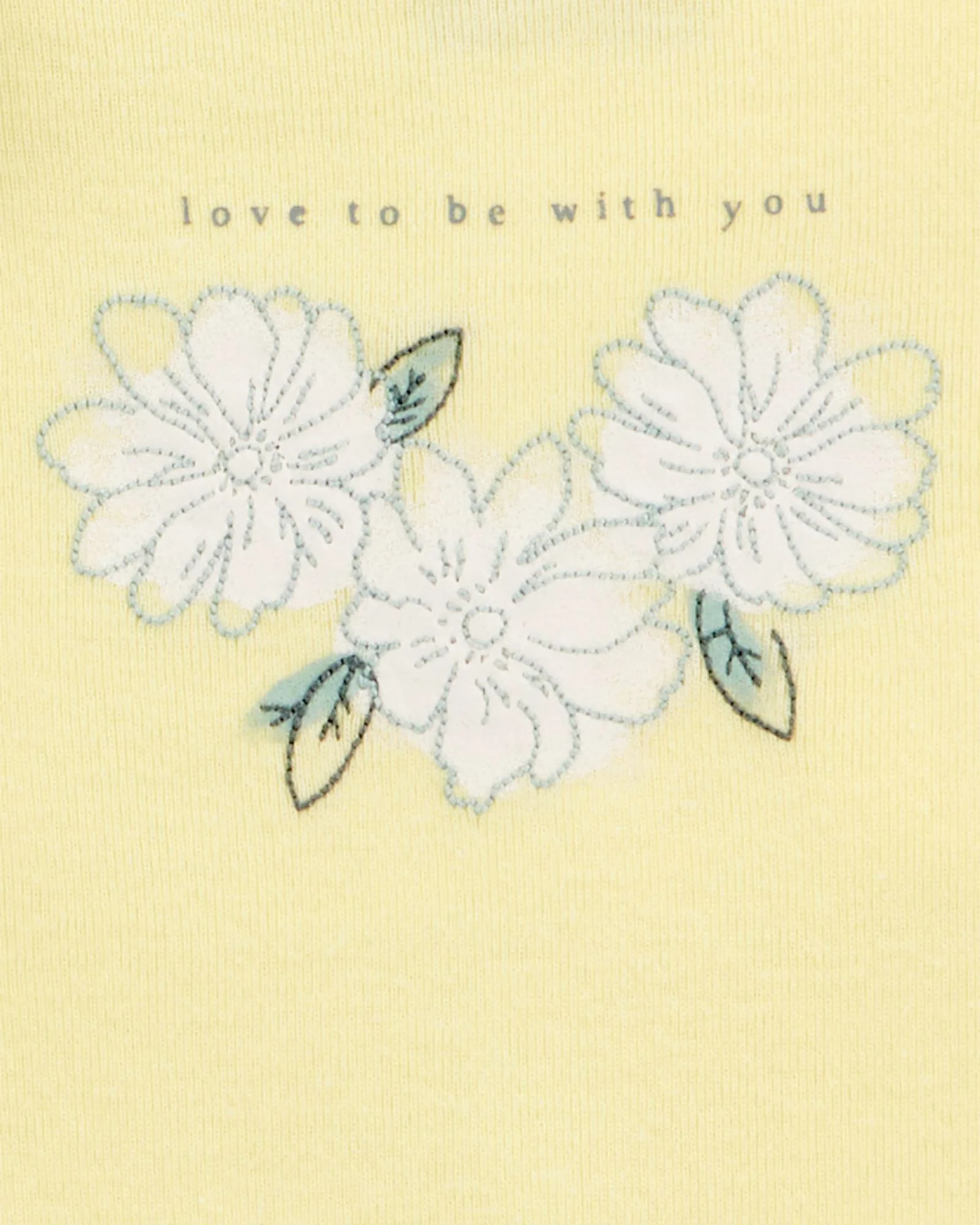 Carter's Комплект бодиков Graphic Floral Lemon