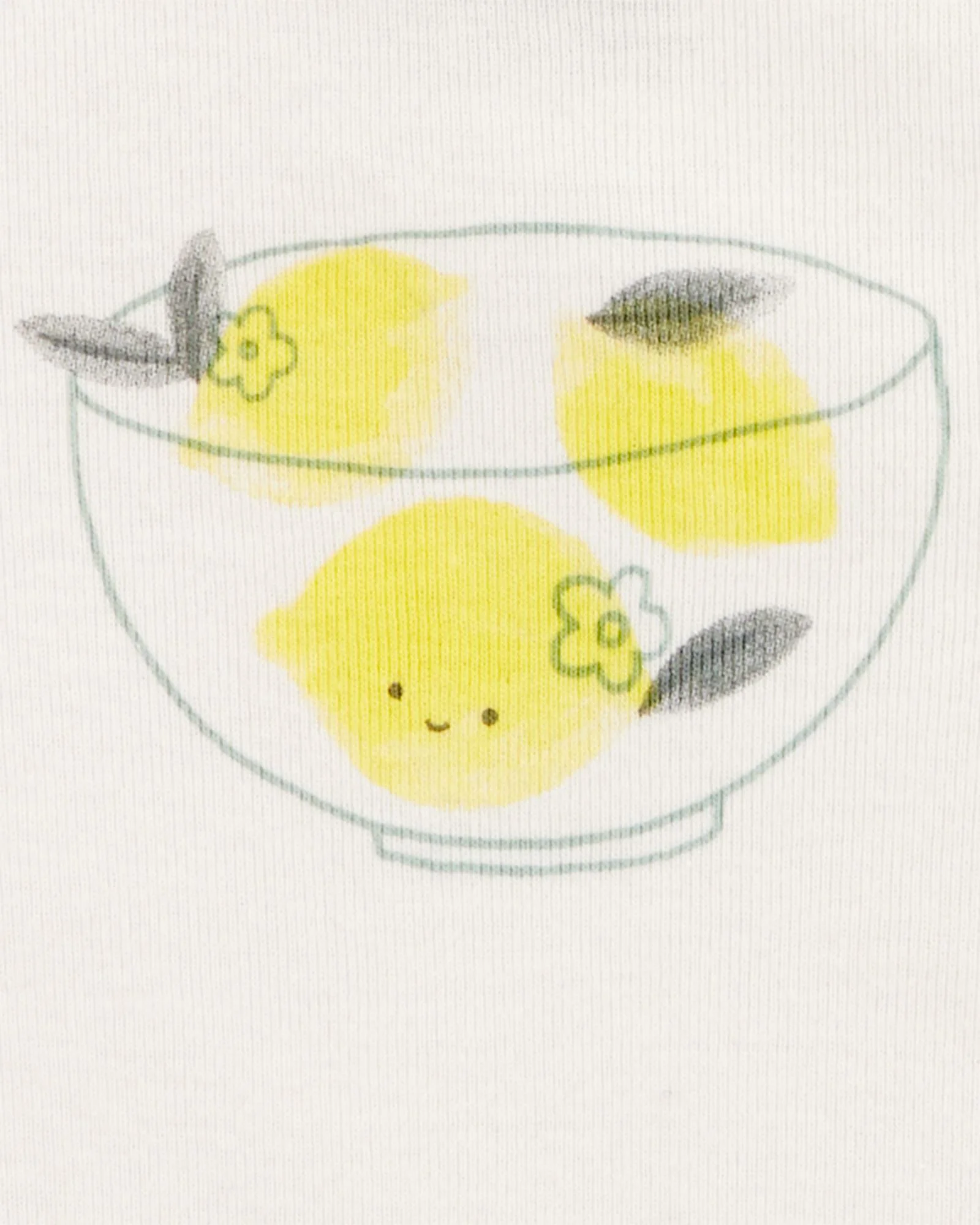 Carter's Комплект бодиков Graphic Floral Lemon