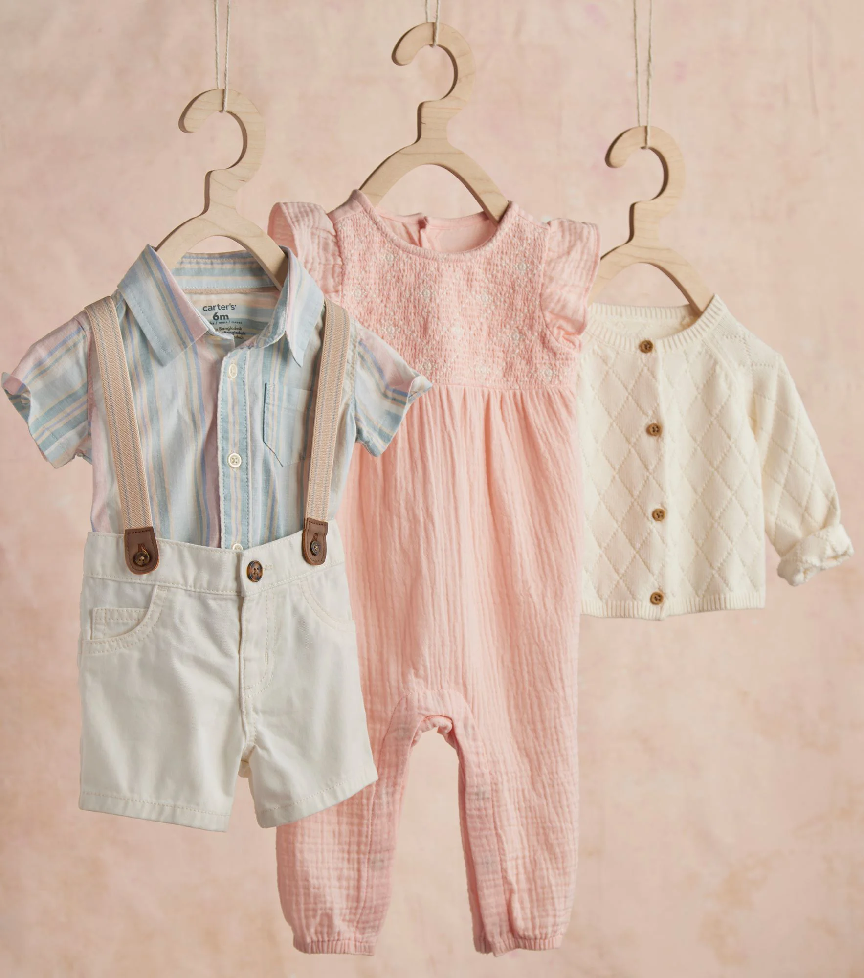 Carter's Летний комбинезон Pink