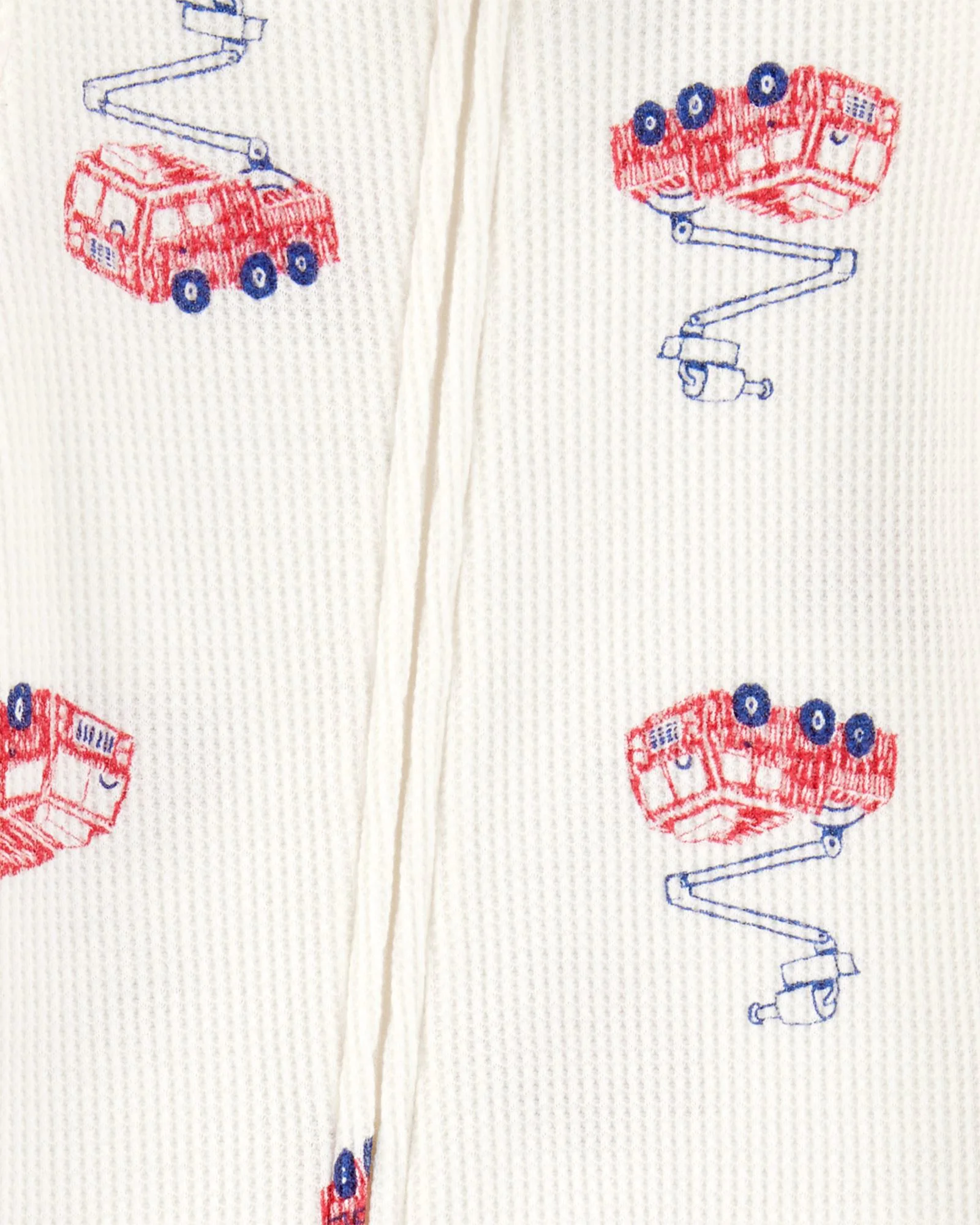 Carter's Pijama Ivory Firetruck