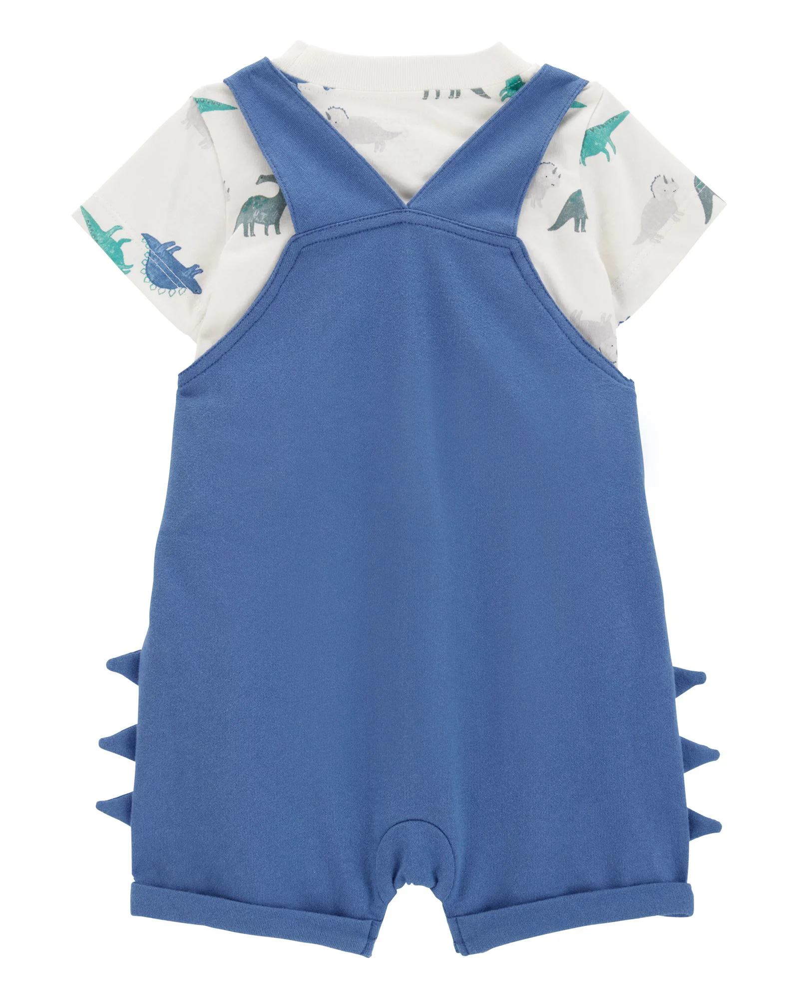Carter's Set 2 piese Tricou si salopeta Navy Dino Spike foto