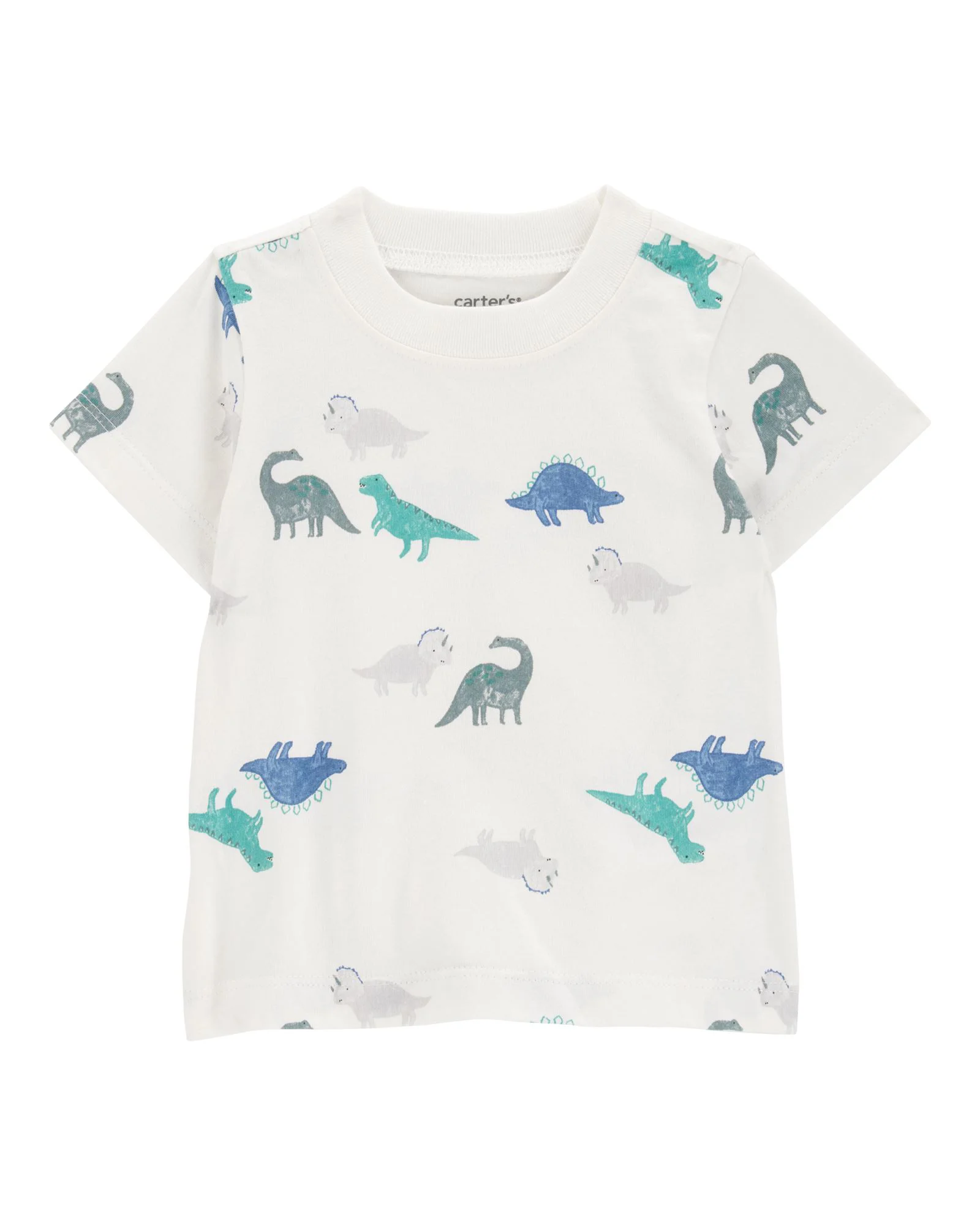 Carter's Set 2 piese Tricou si salopeta Navy Dino Spike foto