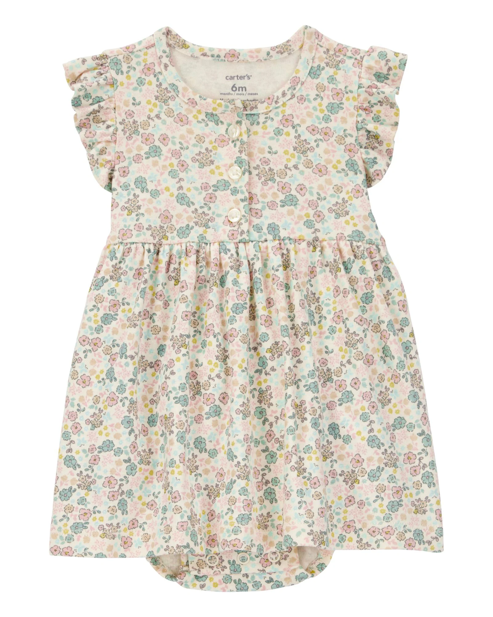 Carter's Элегантный комплект 2 в 1 Multi Floral - платье и кардиган