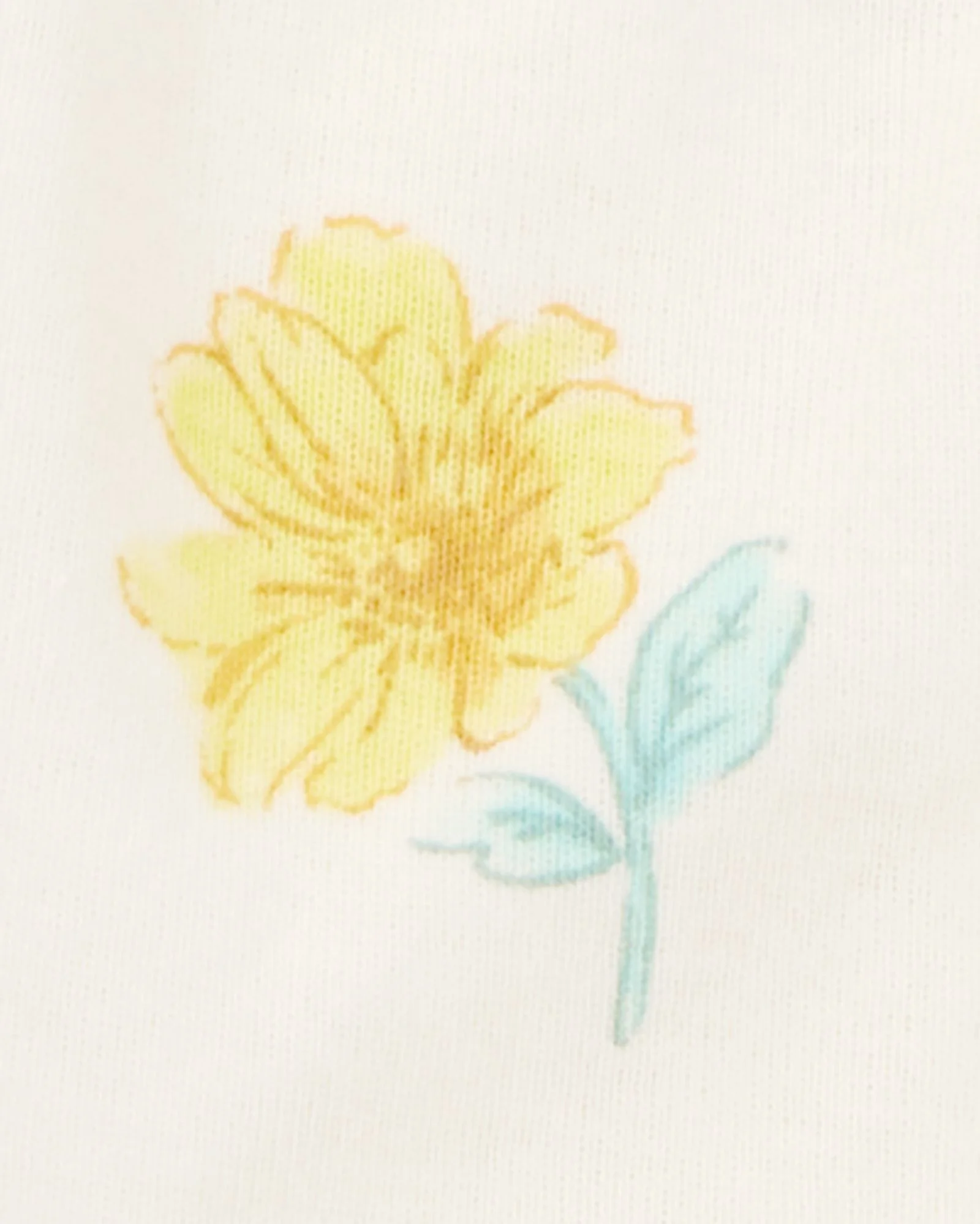 Carter's Комплект 3 в 1 Yellow Floral - кардиган, боди и штаны