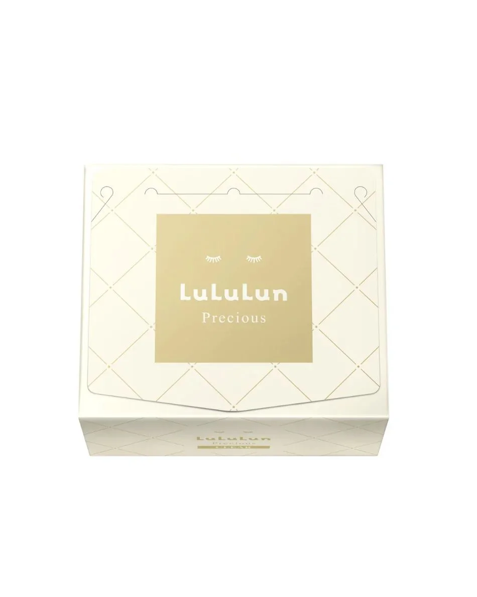 Тканевая маска для лица Lululun Precious Clear White, антивозрастная, 7 шт.