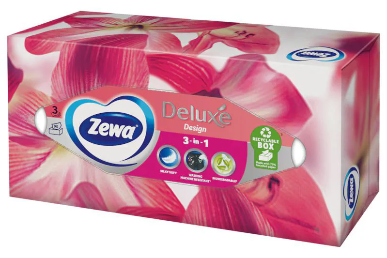 Servetele Zewa Deluxe 3 straturi, 90 buc. foto